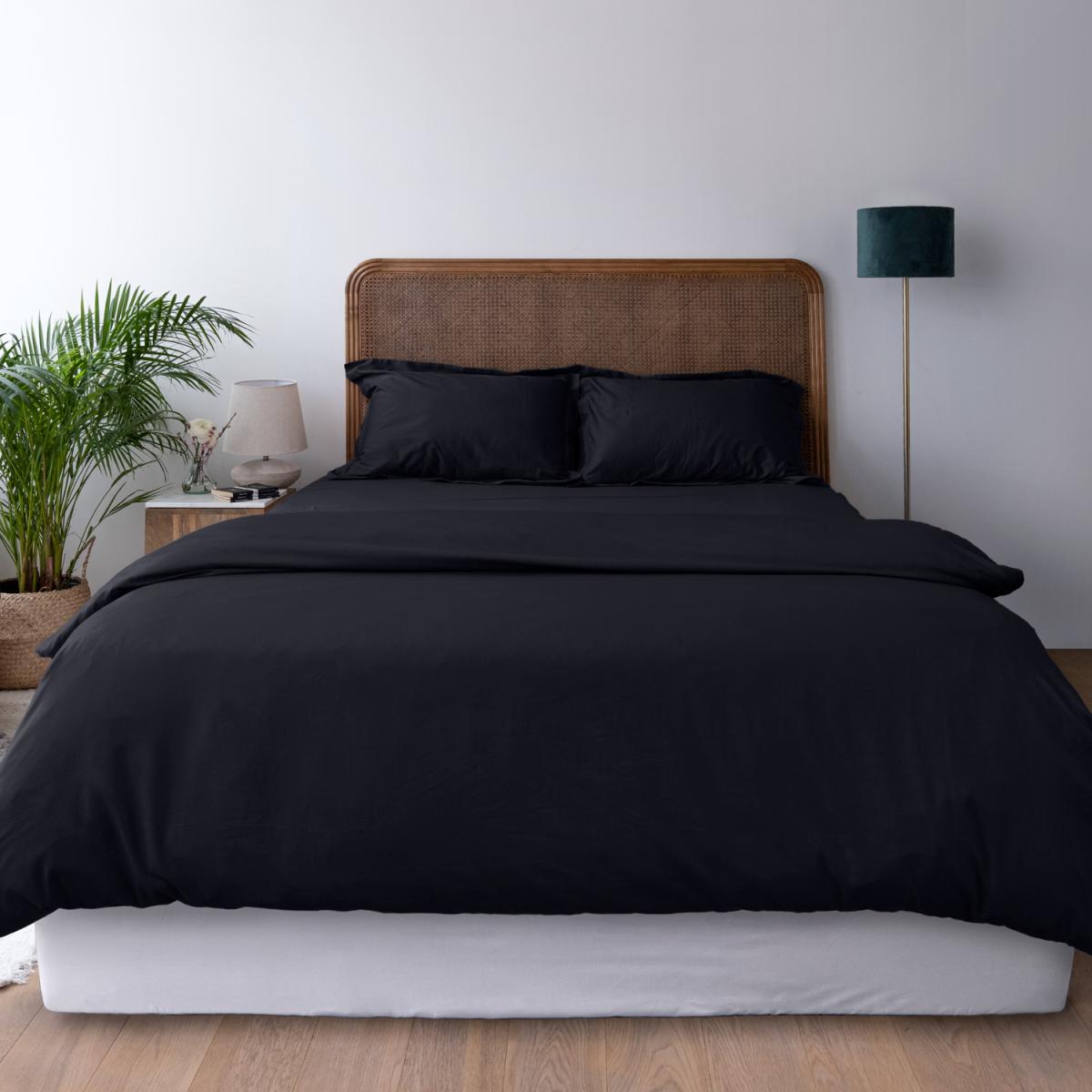 Bed Couture Twill Duvet Cover and Set of 2 pillowcases 65x65 cm - White/Black / Double – image 11