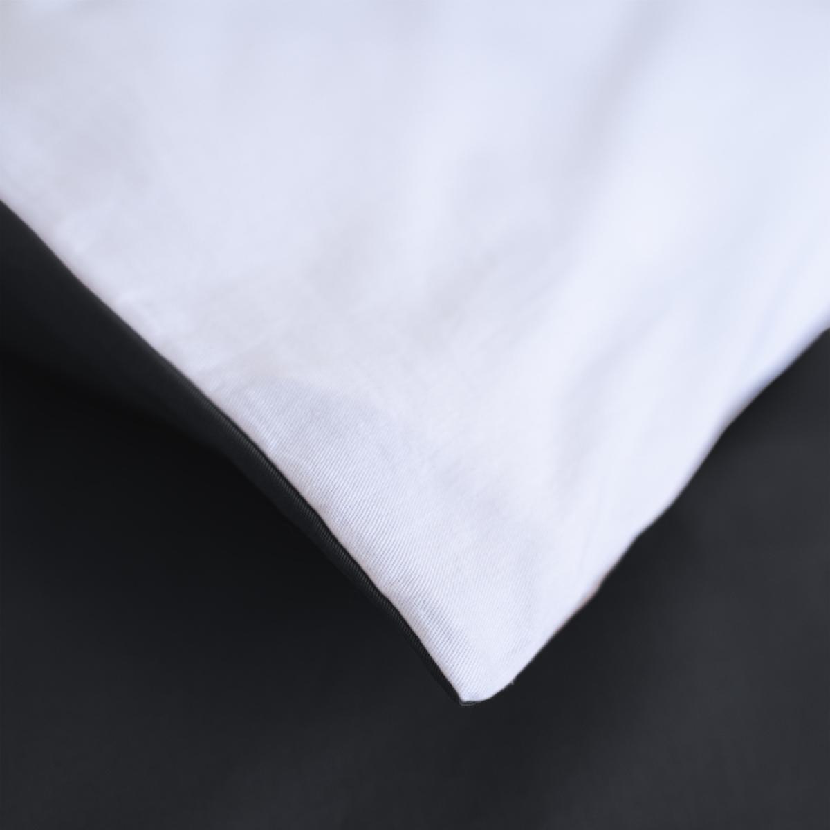 Bed Couture Twill Duvet Cover and Set of 2 pillowcases 65x65 cm - White/Black / Double – image 40