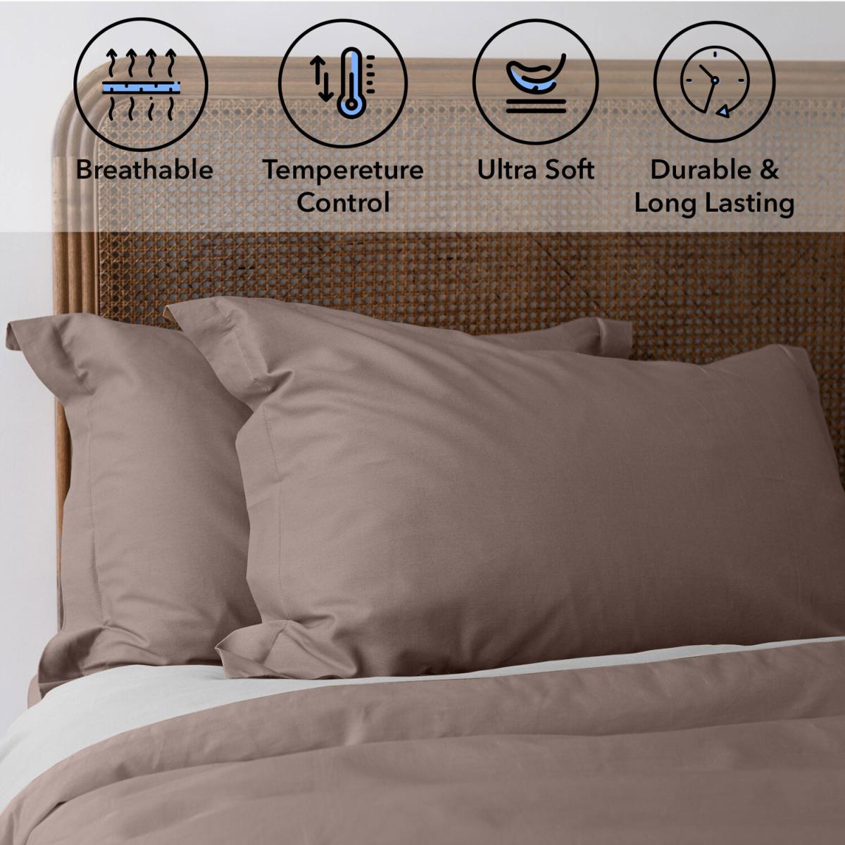 Bed Couture Twill Duvet Cover and Set of 2 pillowcases 65x65 cm - White/Black / Double – image 43