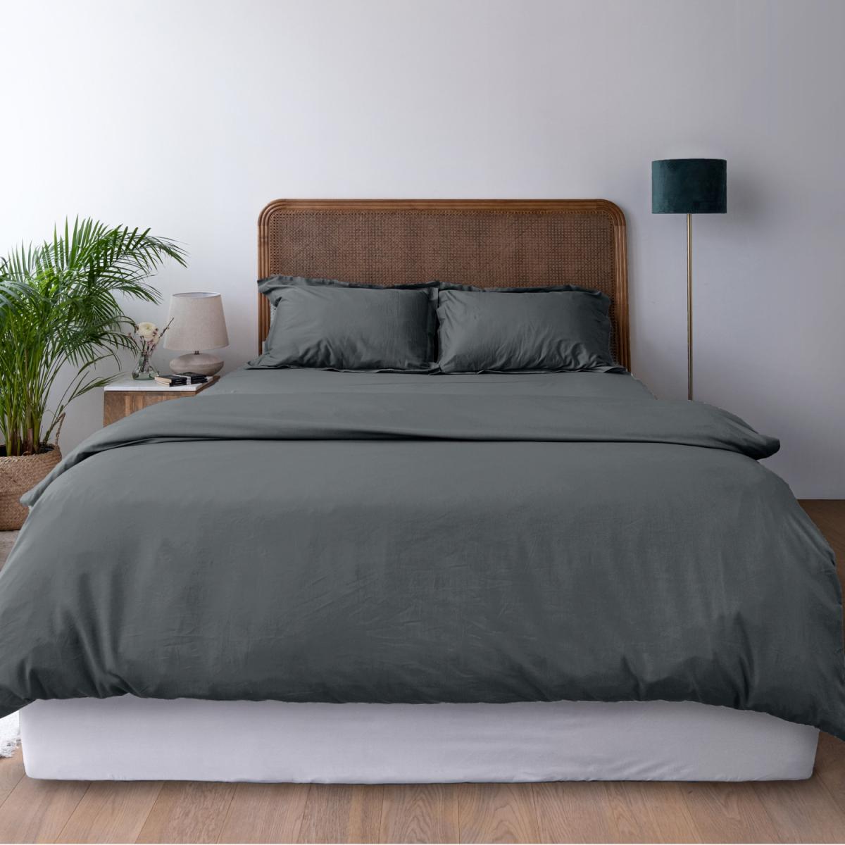 Bed Couture Twill Duvet Cover and Set of 2 pillowcases 65x65 cm - White/Black / Double – image 6