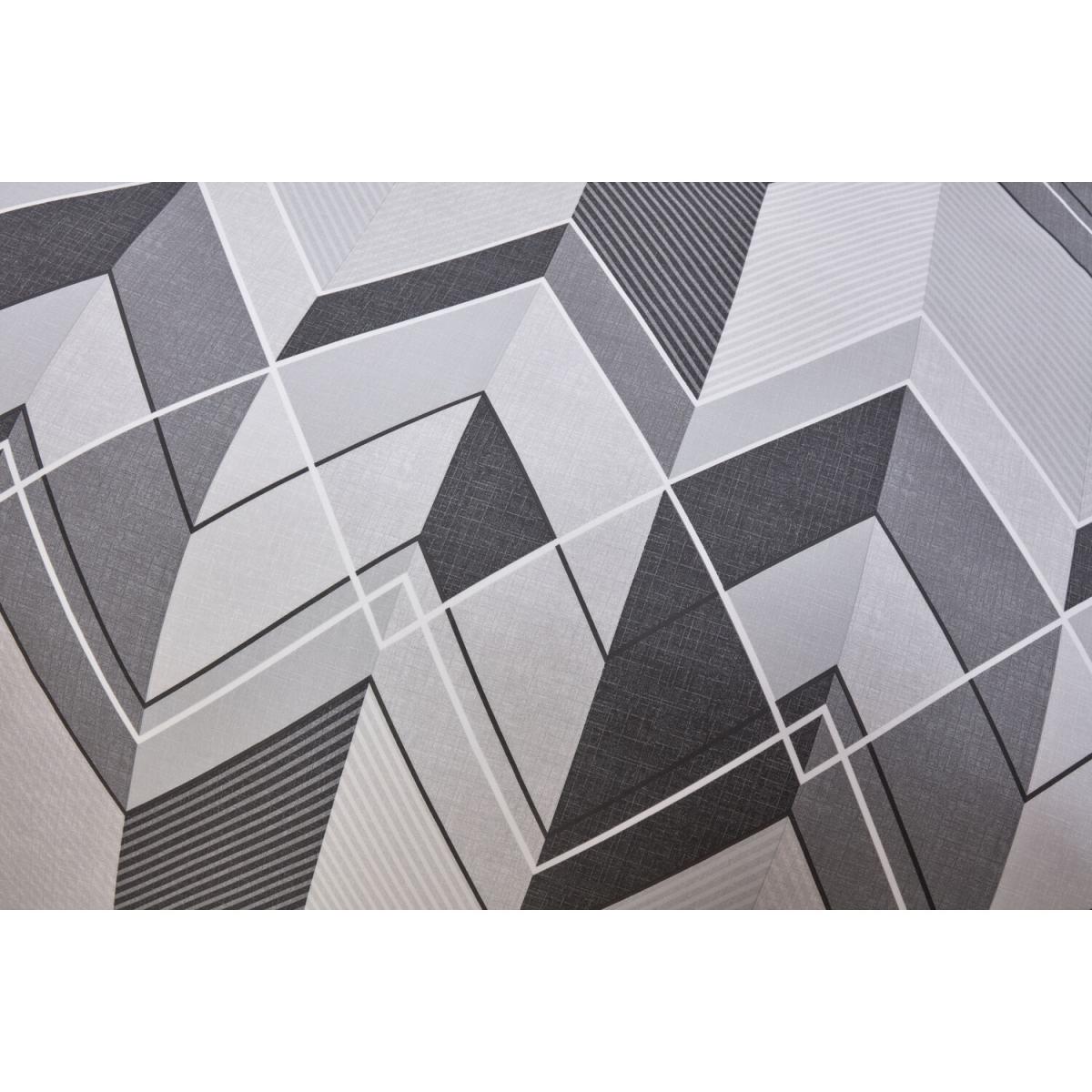 Chevron Duvet Cover and Pillowcase Set - Monochrome / Double – image 5
