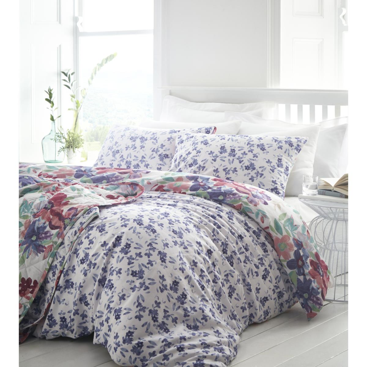 Kew Duvet Cover and Pillowcase Set - Fuchsia / Double – image 4