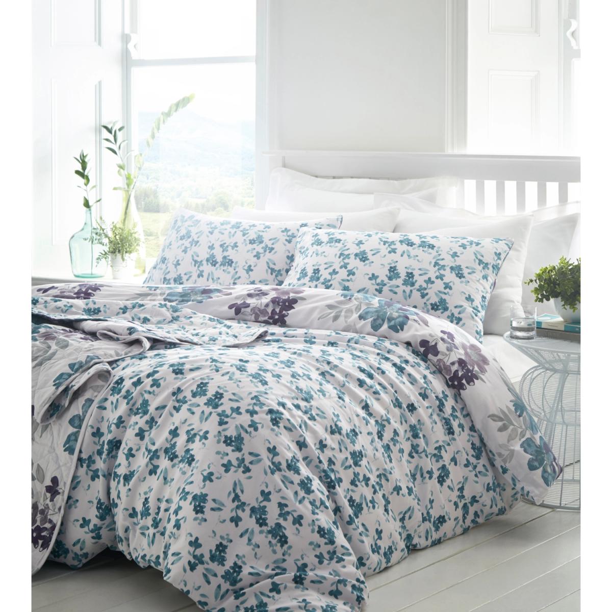 Kew Duvet Cover and Pillowcase Set - Fuchsia / Double – image 6