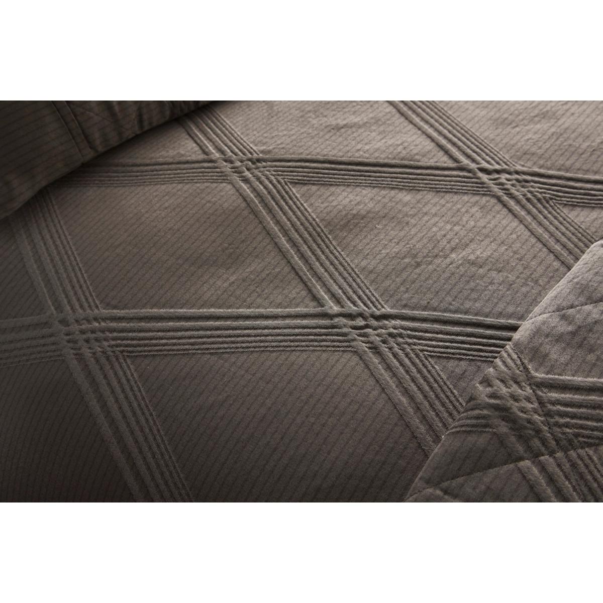 Orlando Duvet Cover and Pillowcase Set - Grey / Double – image 2