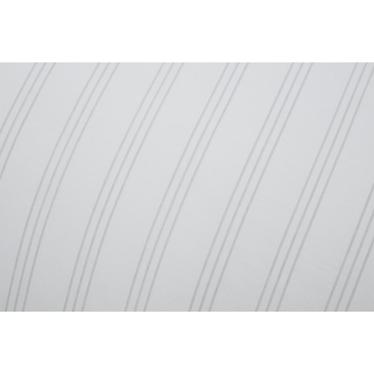 Thurlestone Stripe Duvet Cover and Pillowcase Set - Grey / Double – image 3