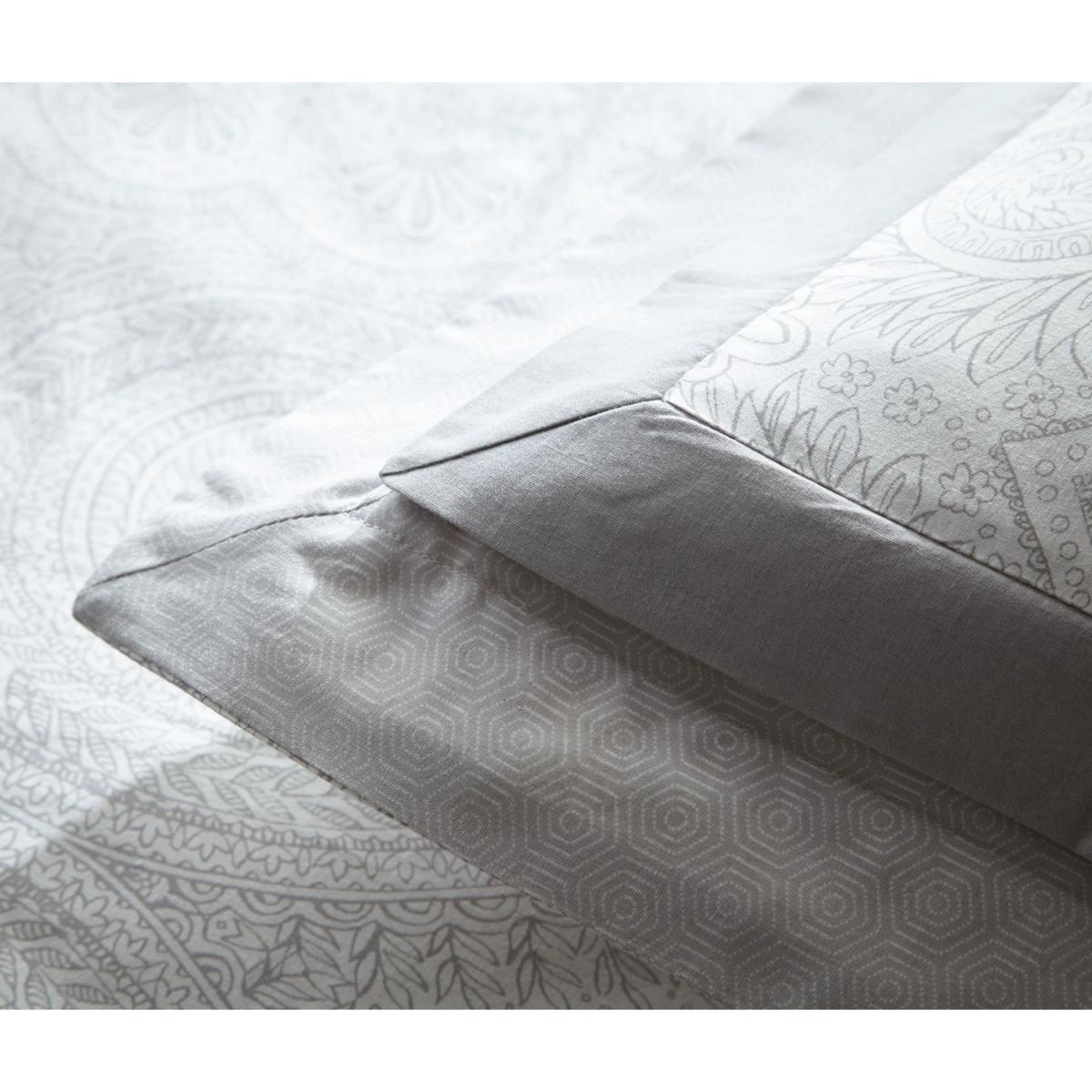 Tatton Duvet And Pillowcase Set - Silver / Double – image 2