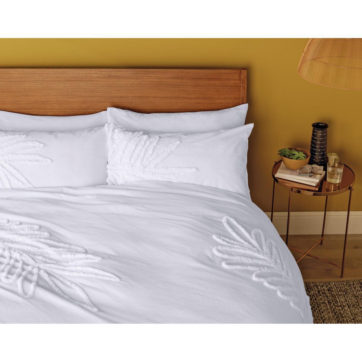 Habitat Tufted Leaf Reversible Bedding Set - Kingsize – image 4