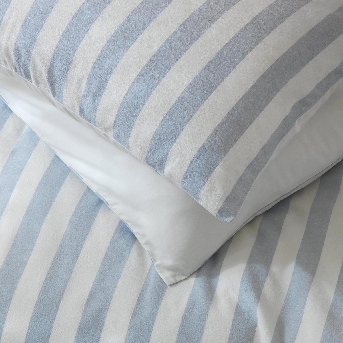 Habitat Fresh Vintage Sky Blue Stripe Bedding Set - Kingsize – image 4