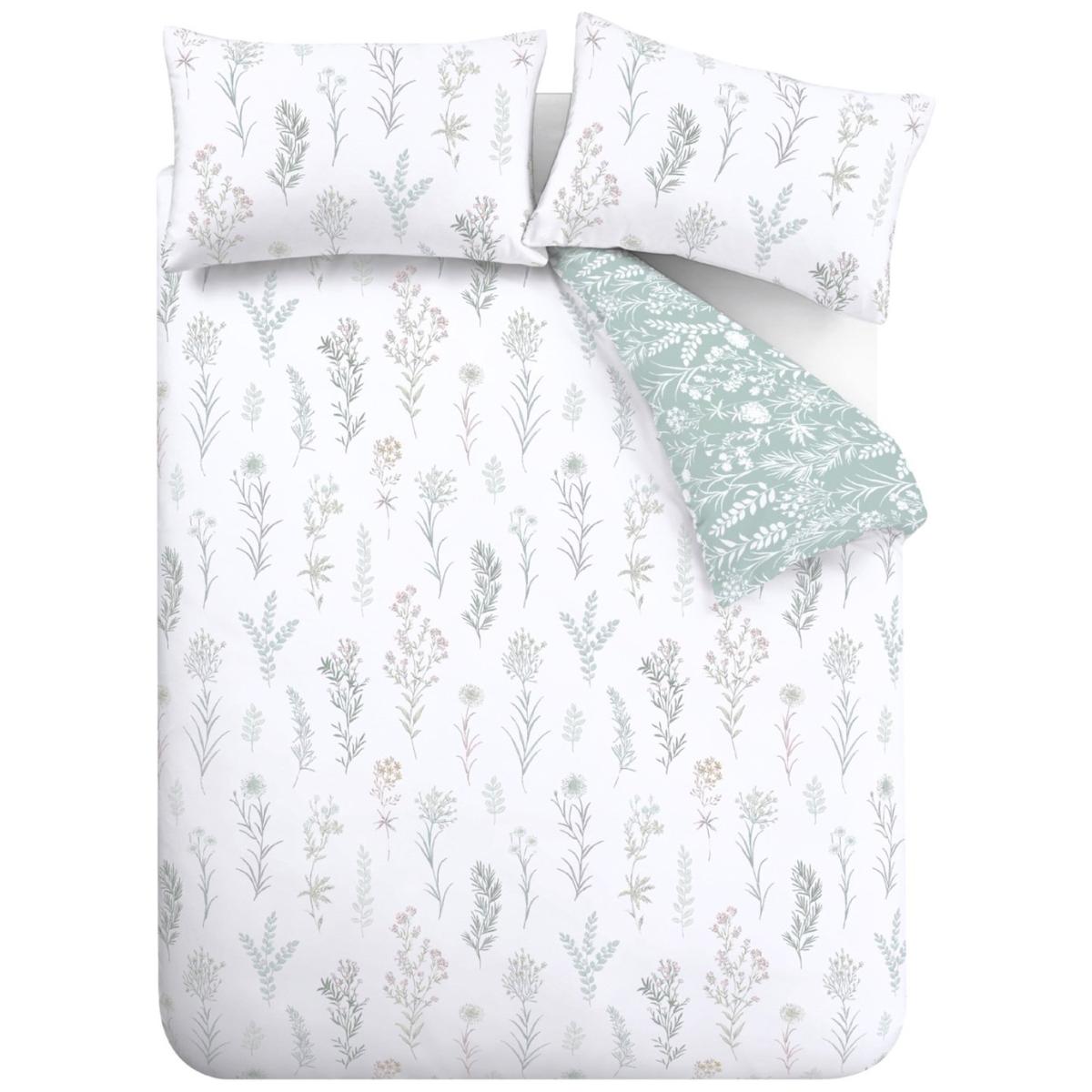 Bianca Cotton 200 TC Wild Flowers White Bedding Set - King – image 2