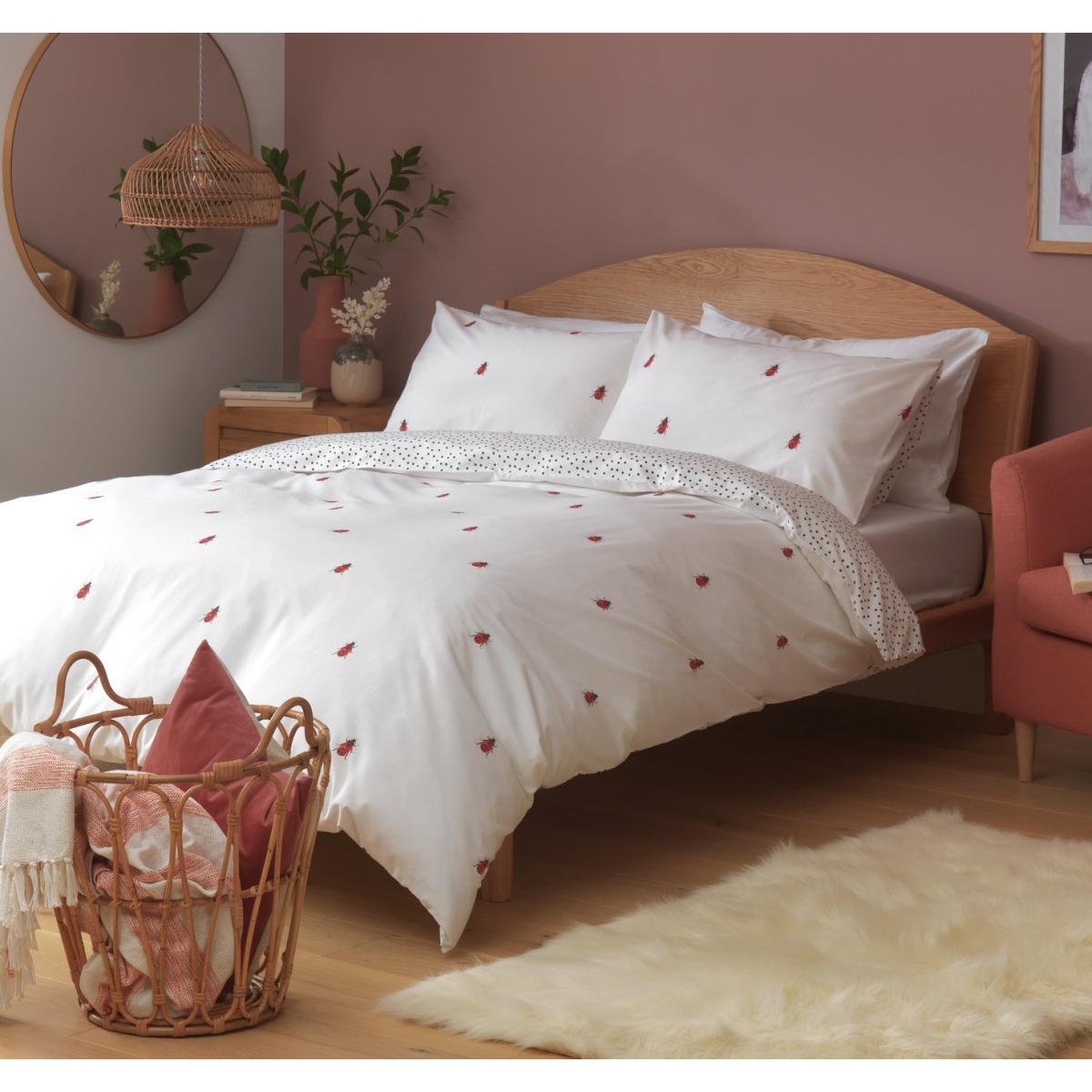Habitat LadyBird Print Cotton Bedding Set - Kingsize – image 3