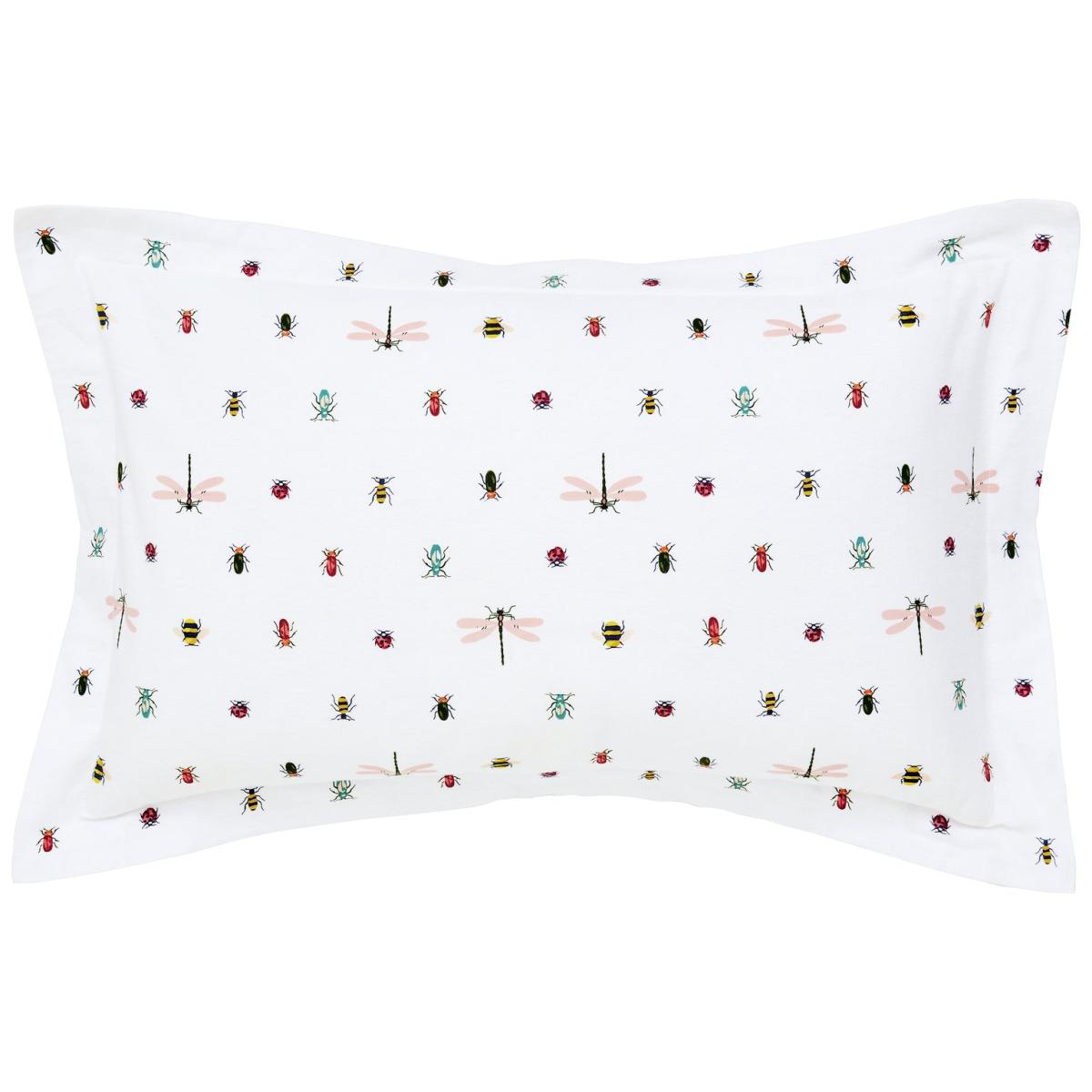 Joules Cotton Botanical Bugs White Bedding Set - Kingsize – image 3