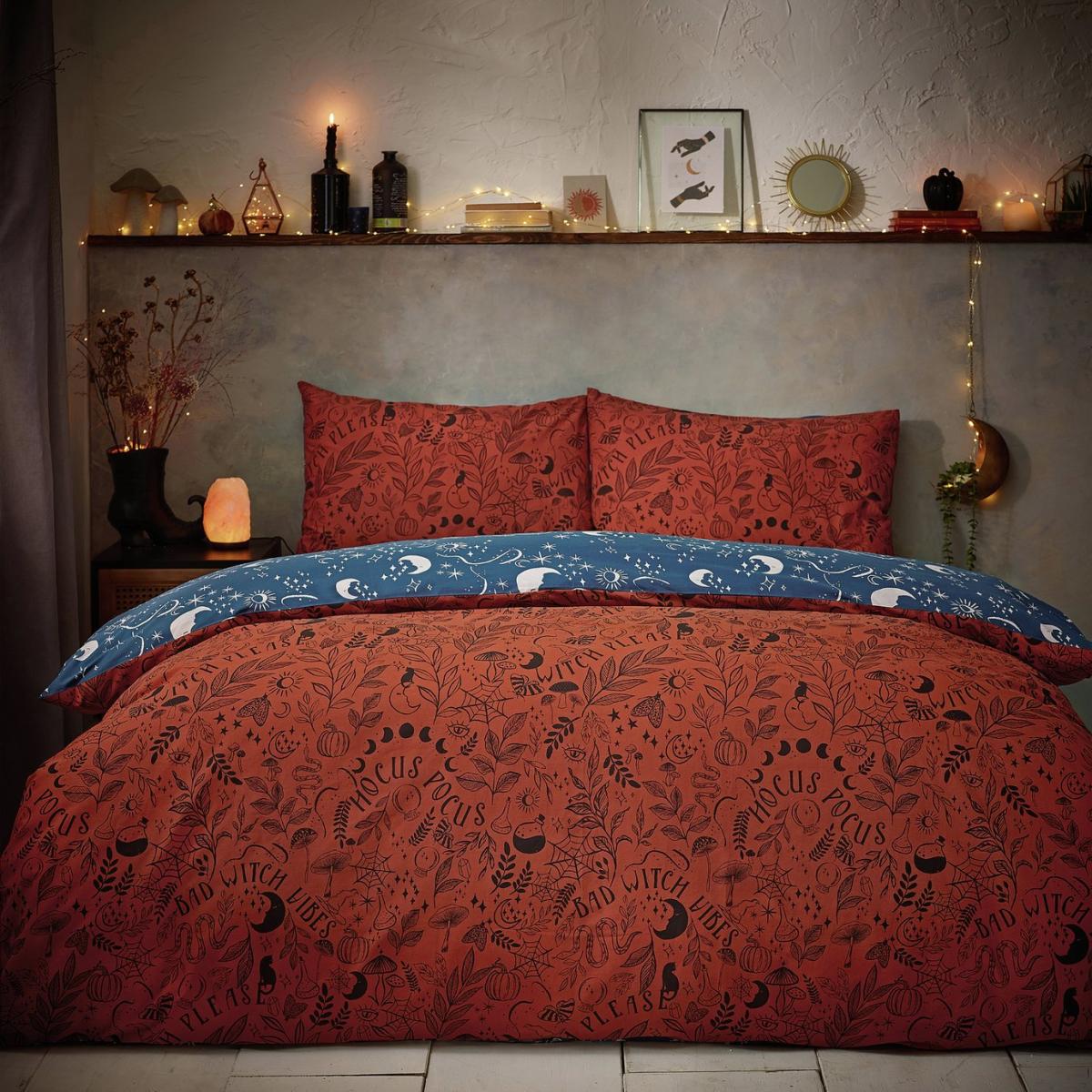 furn. Witchy Vibes Rust Bedding Set - King size – image 4