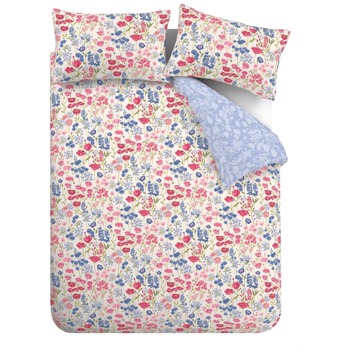 Bianca Cotton 200 TC Olivia Floral Pink Bedding Set - King – image 2