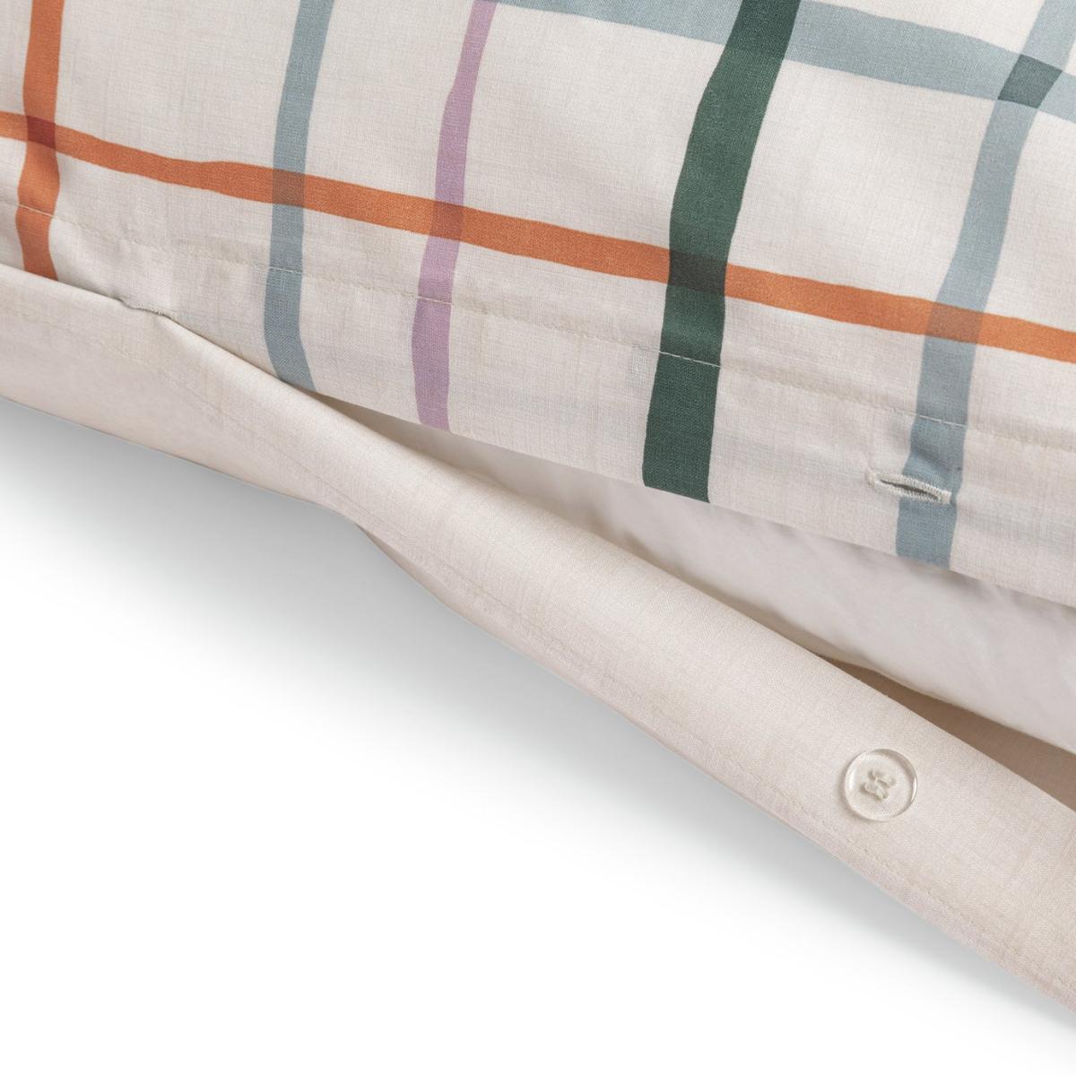 Habitat Painted Check White Bedding Set - King size – image 5
