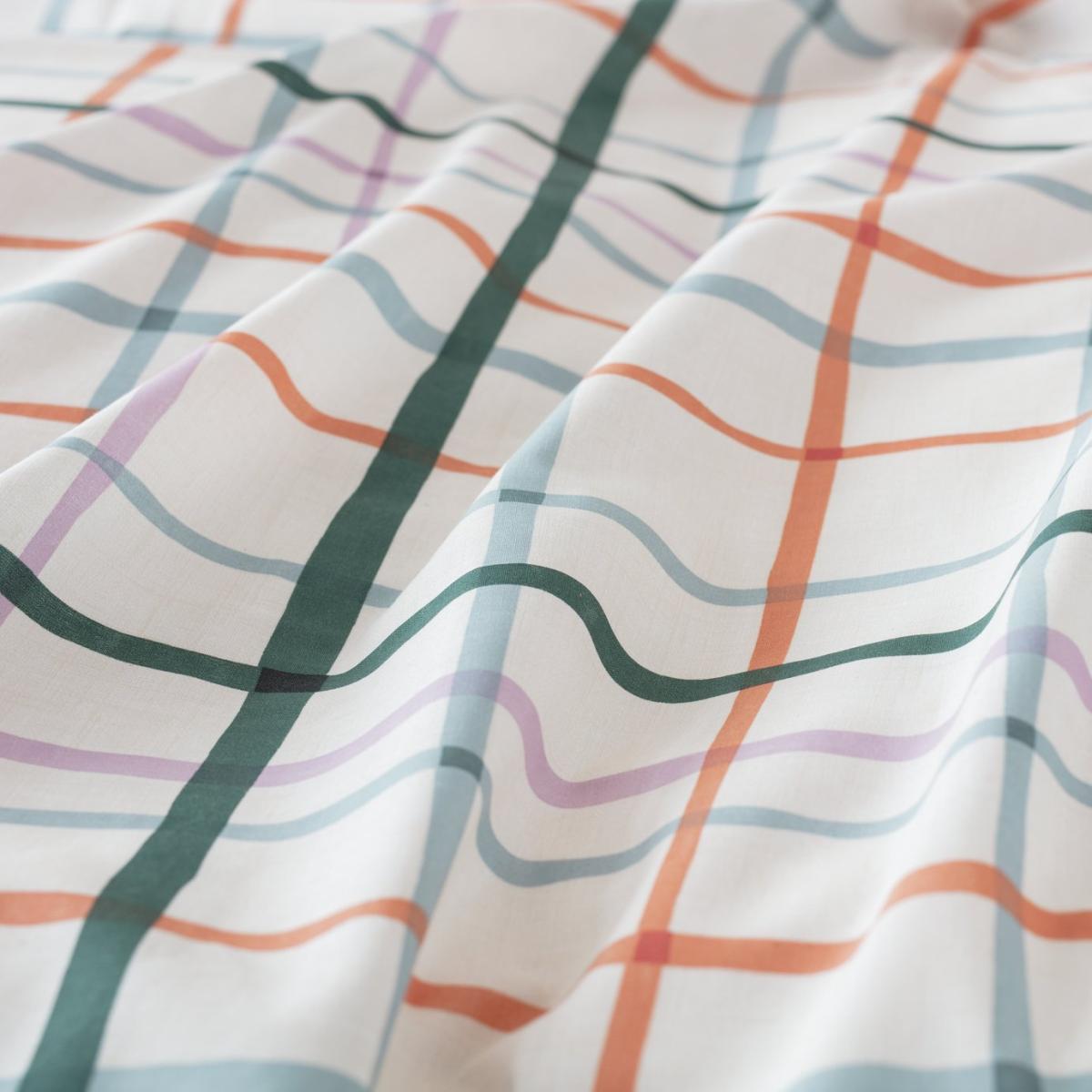 Habitat Painted Check White Bedding Set - King size – image 6