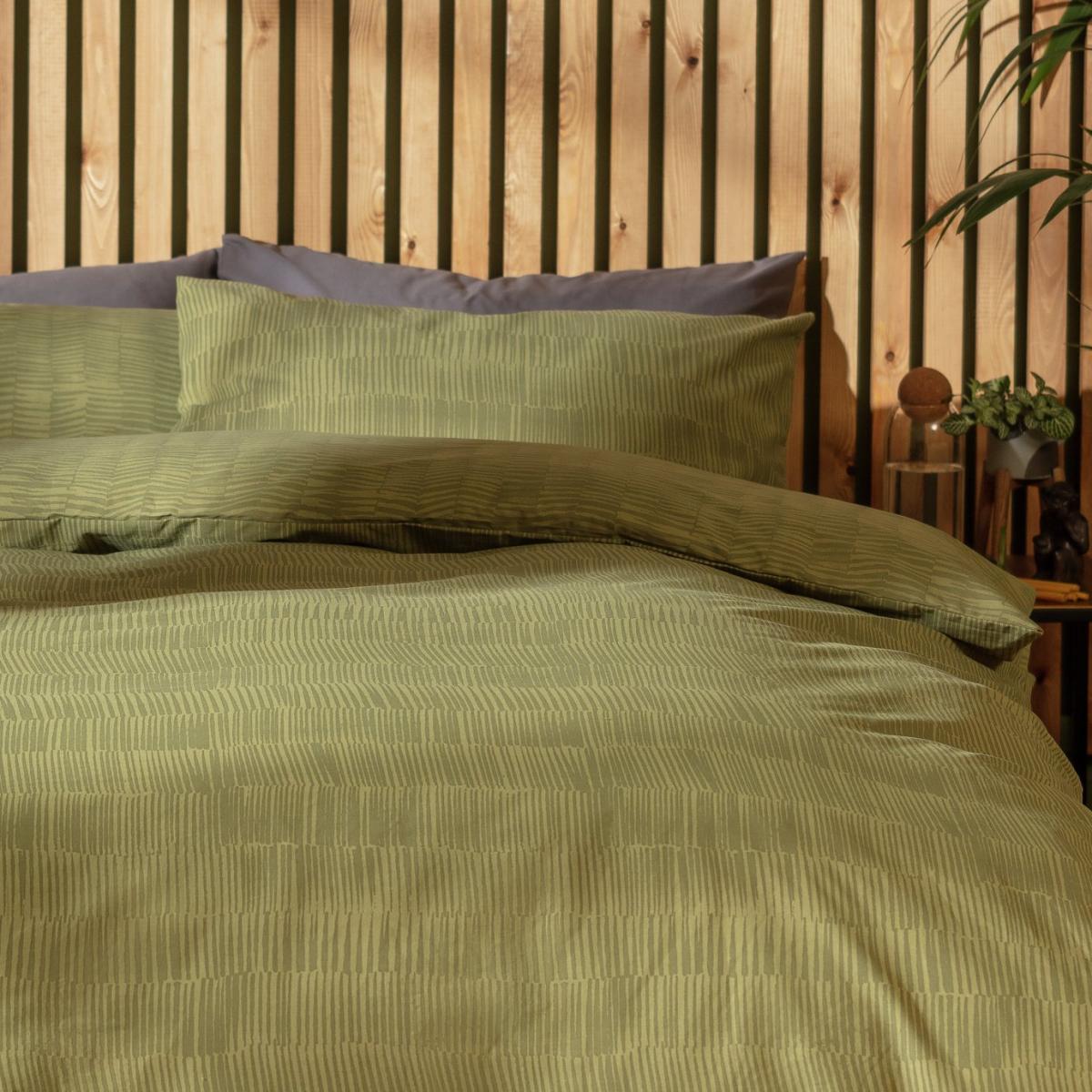 Habitat Naturalist Sticks Green Bedding Set - Kingsize – image 5