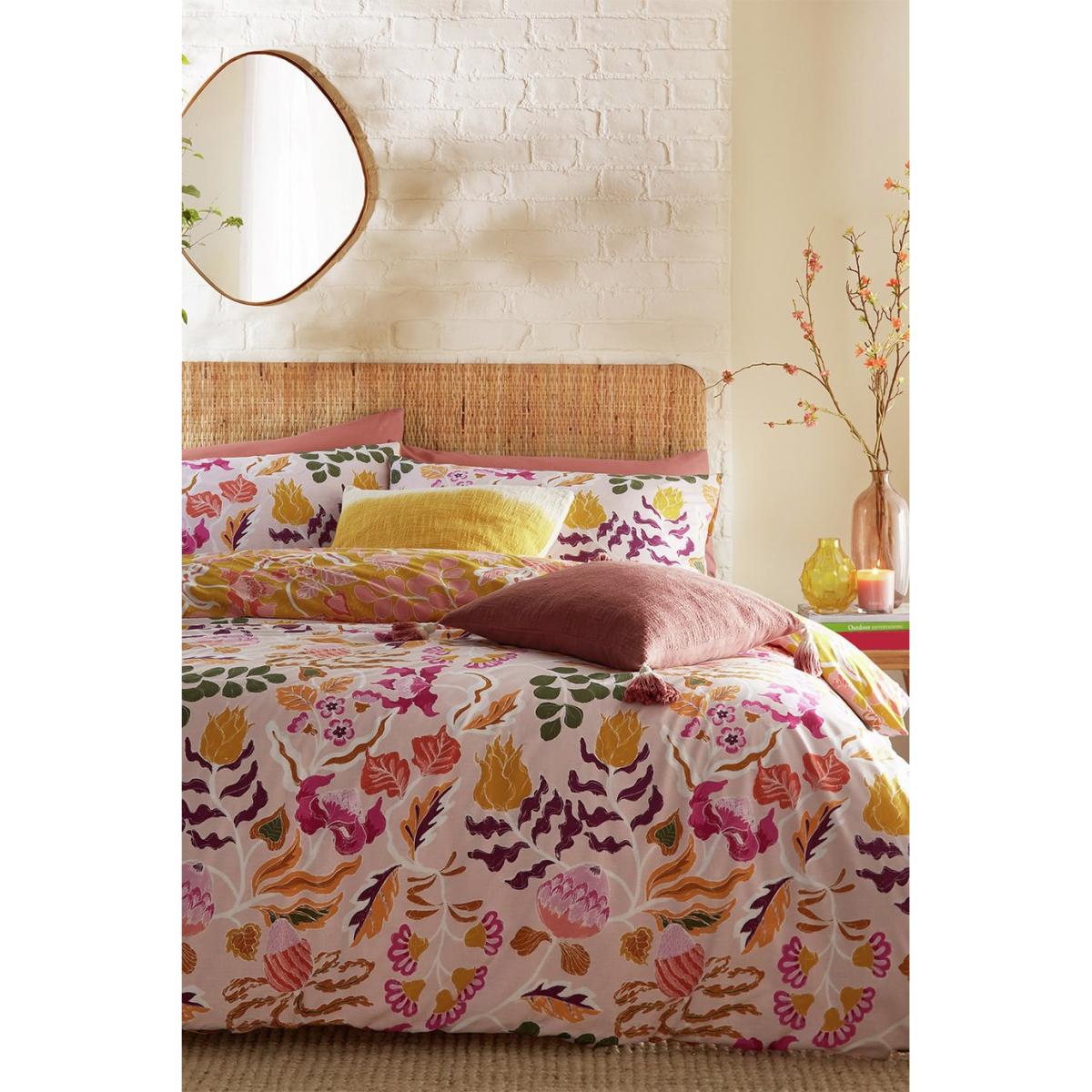Furn Protea Abstract Floral Pink Bedding Set - King size – image 4