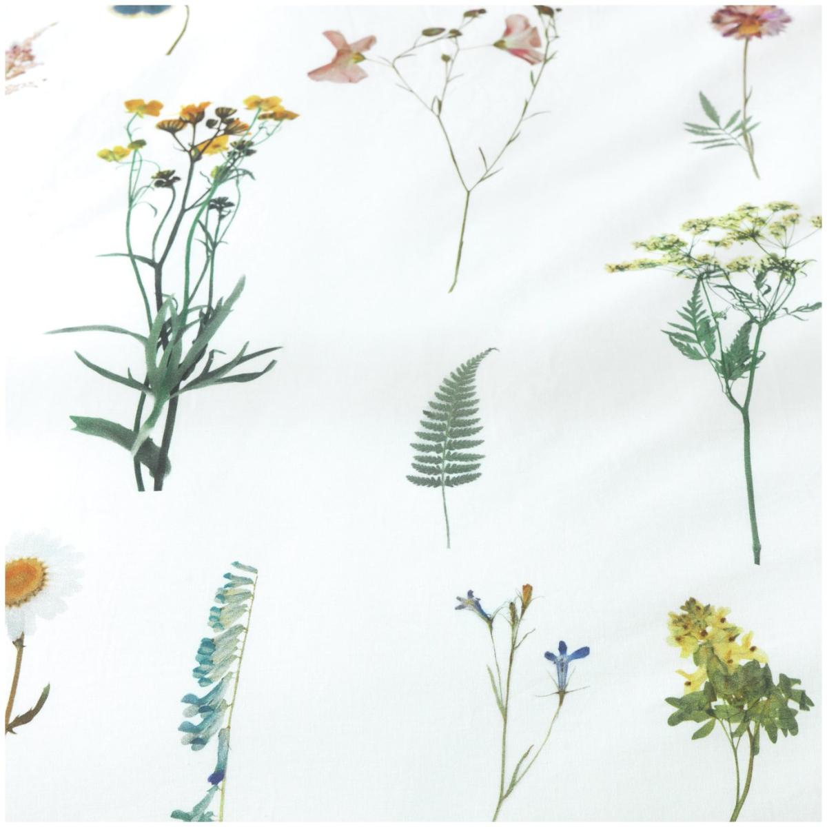 Habitat Cotton Dried Flowers White Bedding Set - King – image 6
