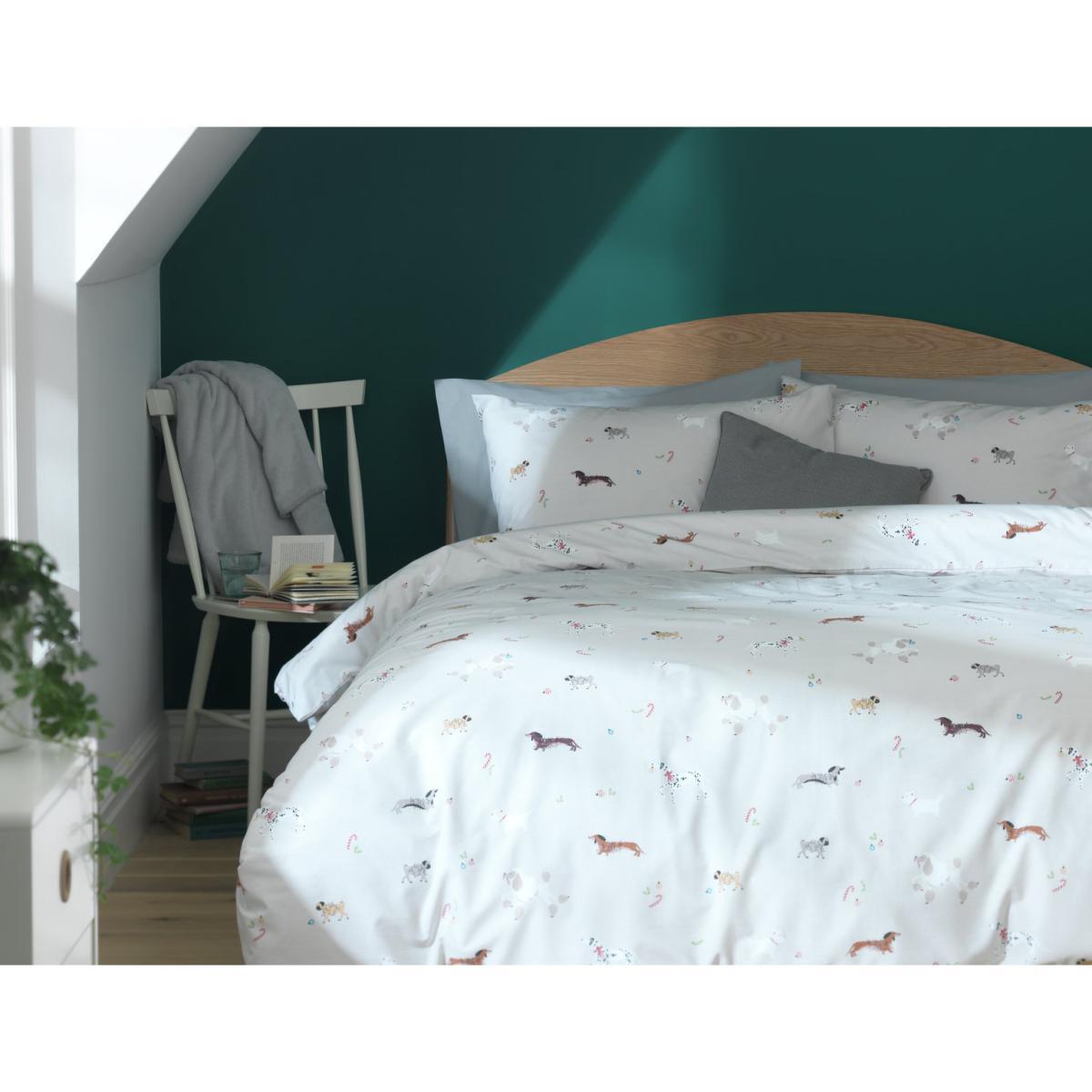 Habitat Christmas Dogs Bedding Set - Kingsize – image 2