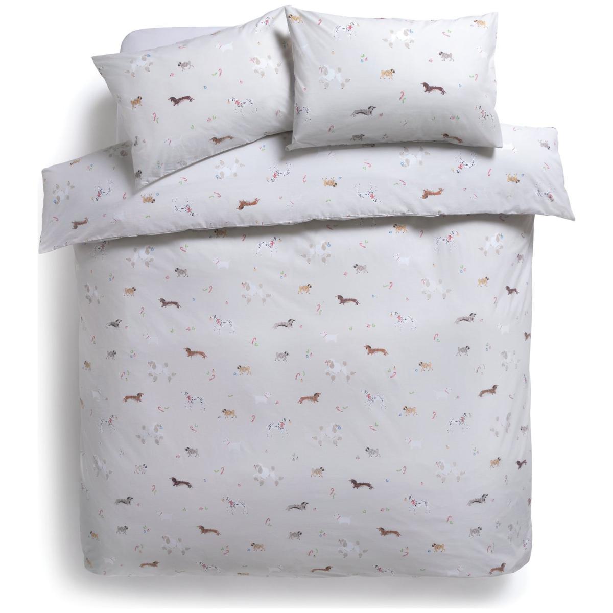 Habitat Christmas Dogs Bedding Set - Kingsize – image 4