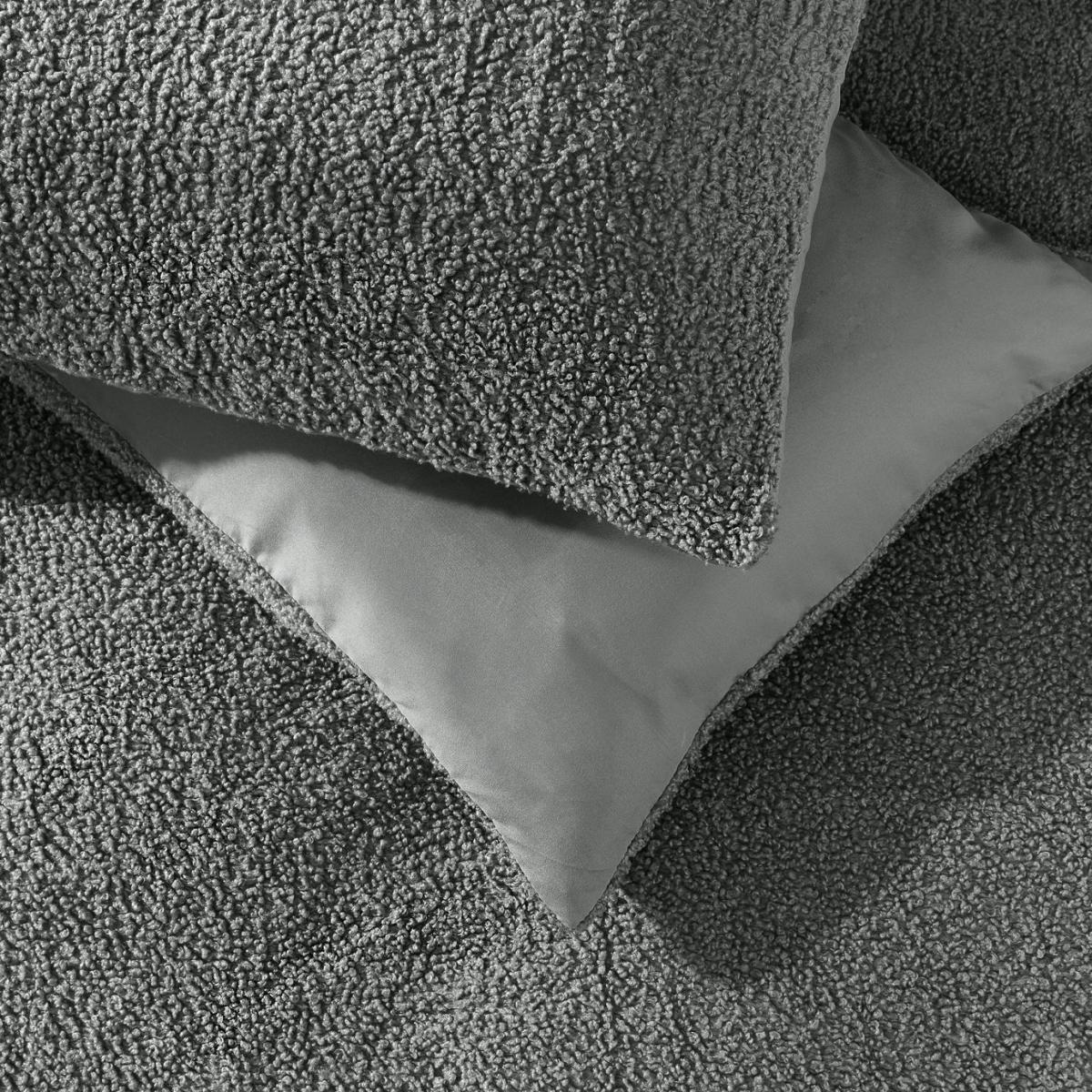 Habitat Boucle Grey Bedding Set - King Size – image 3
