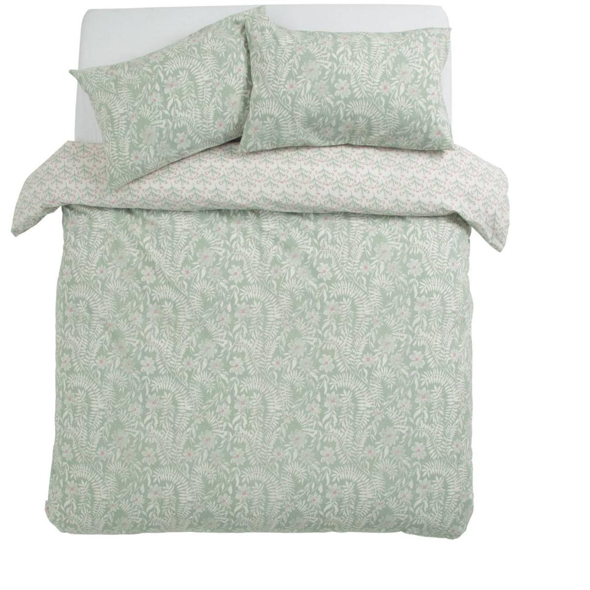 Habitat Herbalist Floral Printed Green Bedding Set-Single – image 3