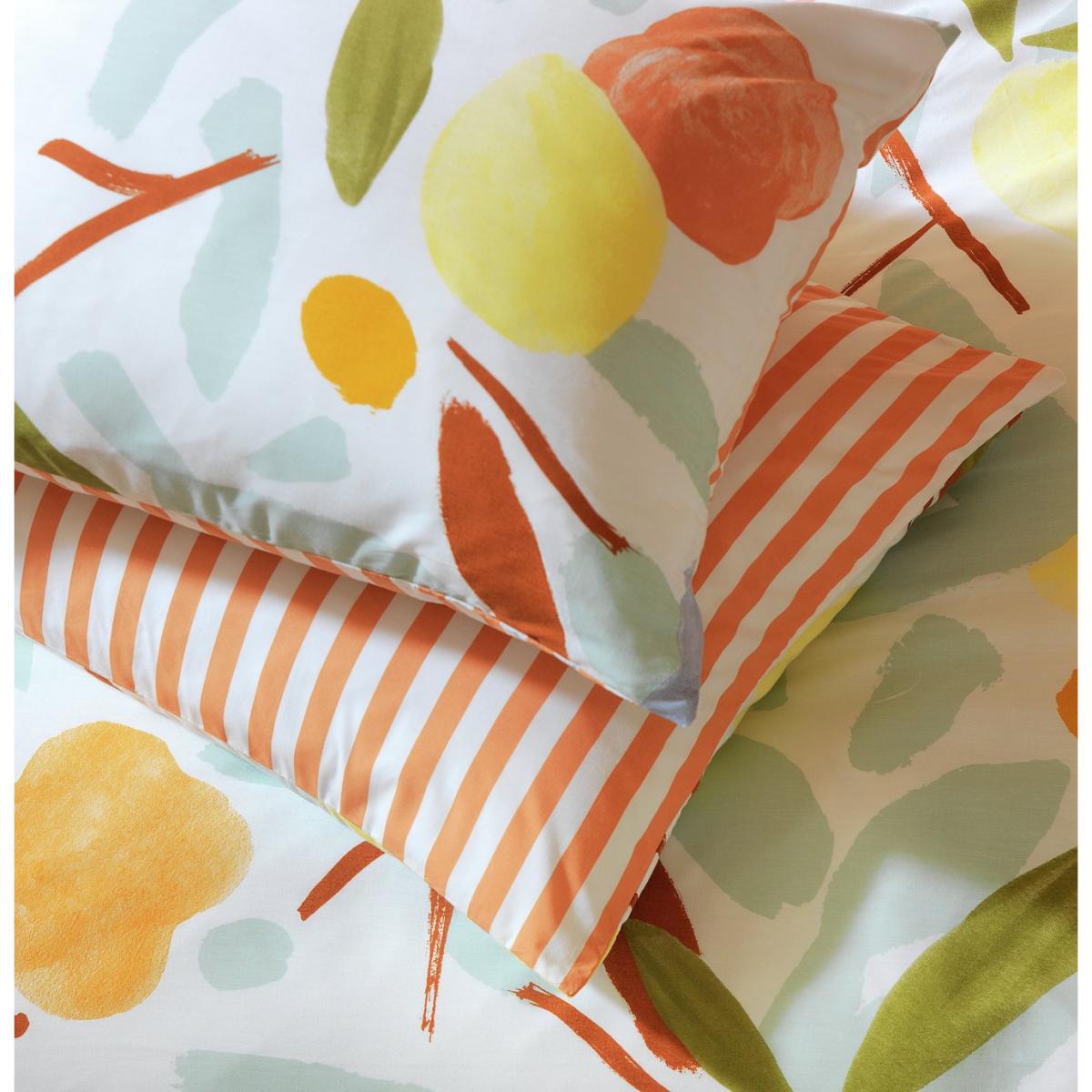 Habitat Panel Stripe Print Multicolour Bedding Set -Kingsize – image 5