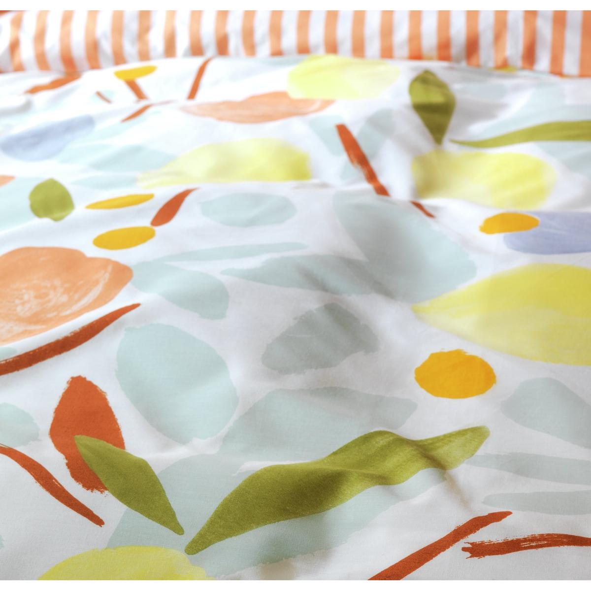 Habitat Panel Stripe Print Multicolour Bedding Set -Kingsize – image 8