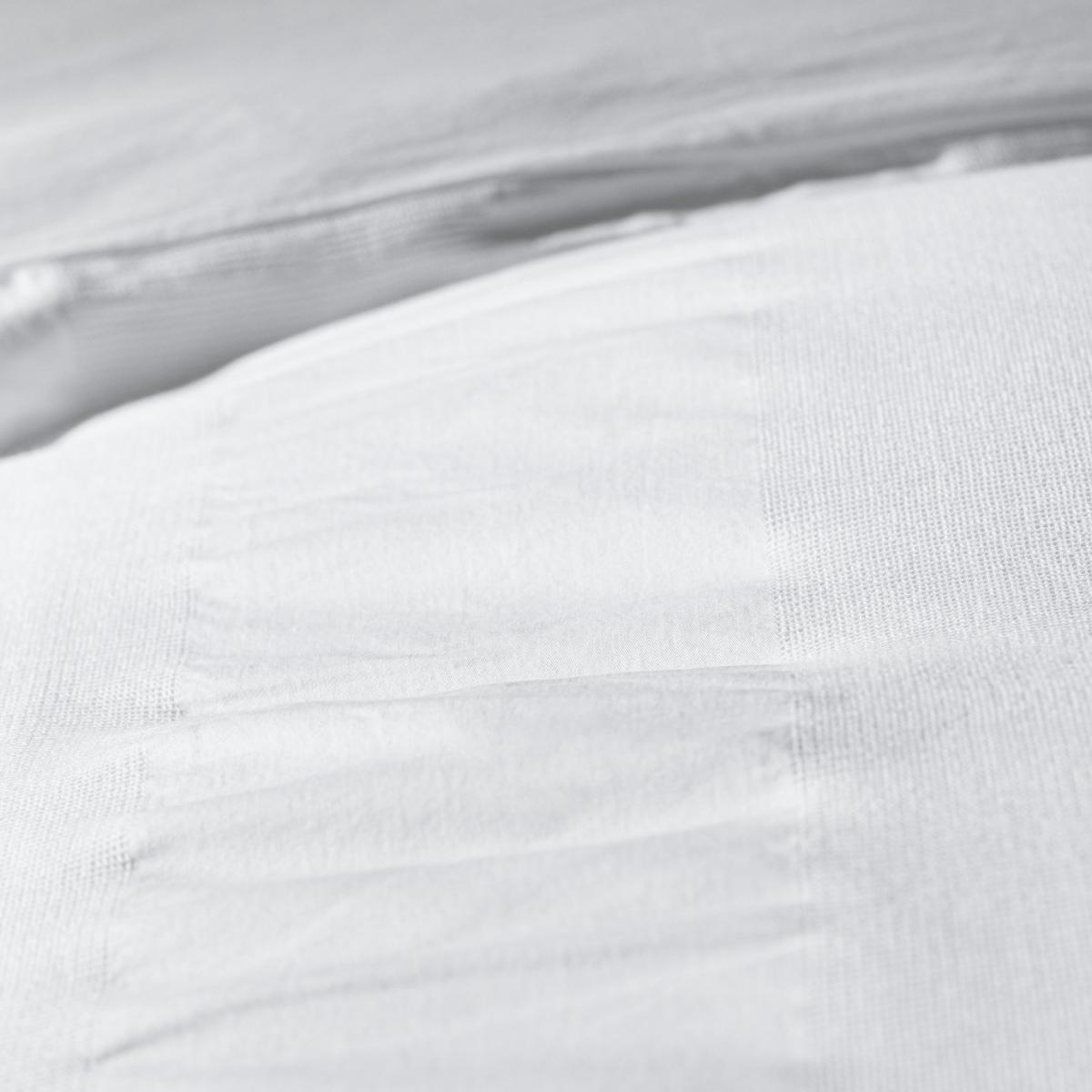 Habitat 300TC Mini Waffle Striped White Bedding Set-Kingsize – image 5