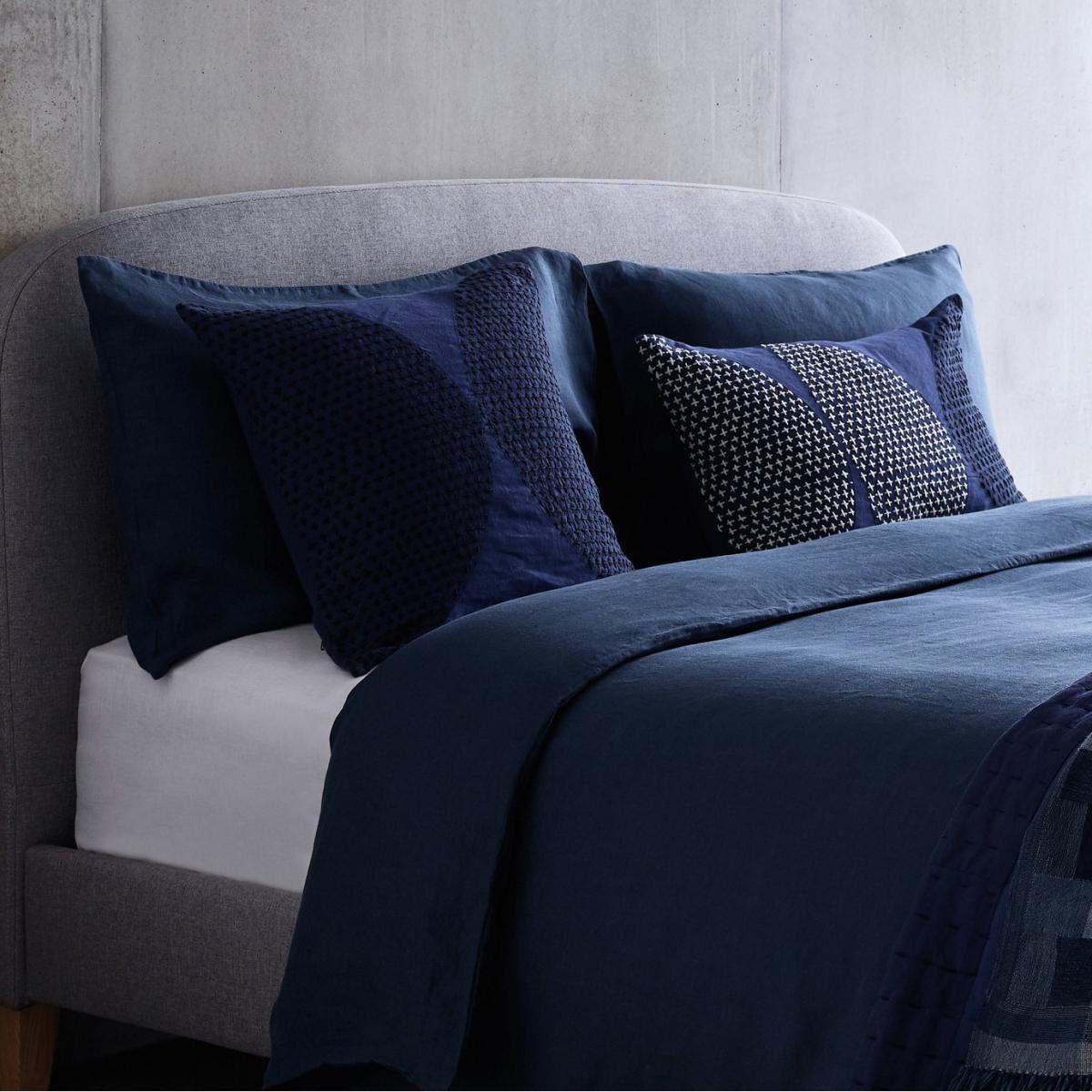 Habitat Linen Petrol Blue Bedding Set - Kingsize – image 2