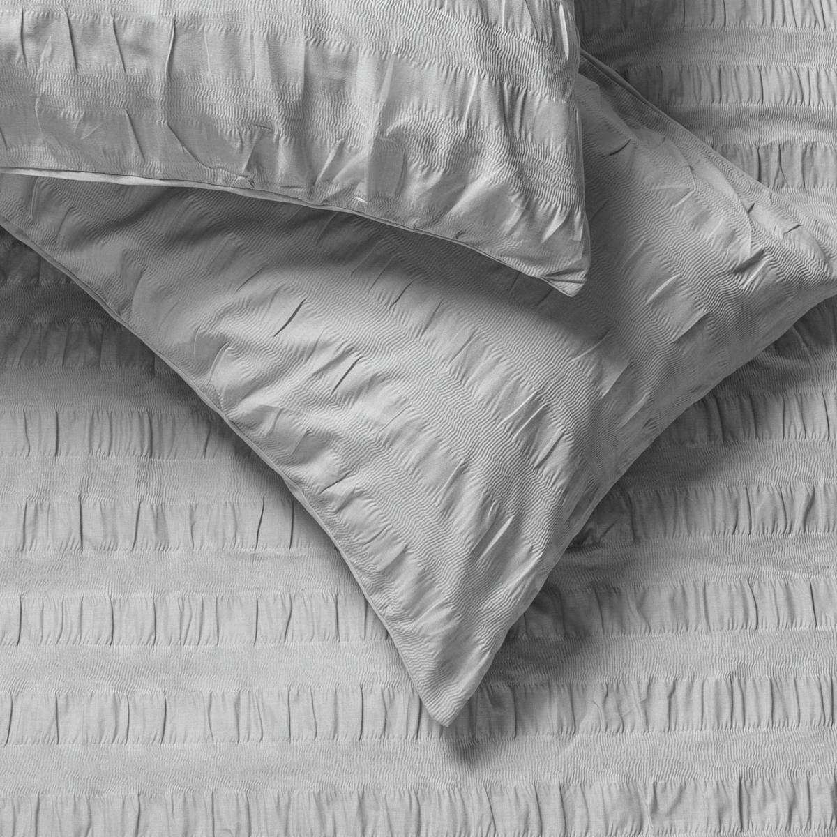 Habitat Larger Seersucker Dove Grey Bedding Set - King size – image 4