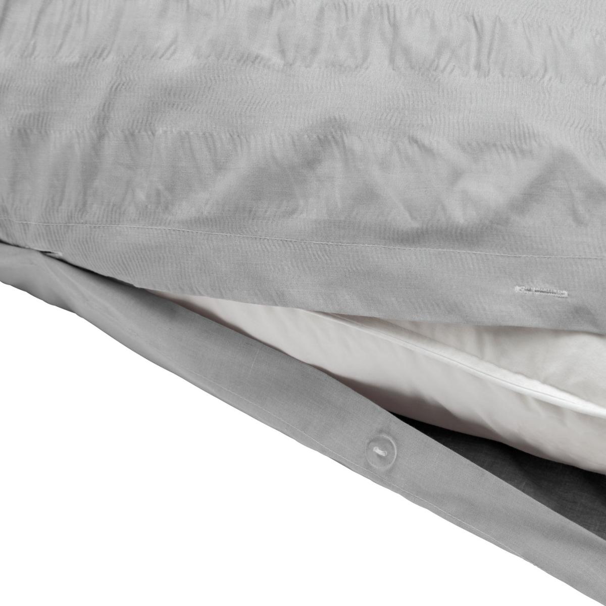 Habitat Larger Seersucker Dove Grey Bedding Set - King size – image 5