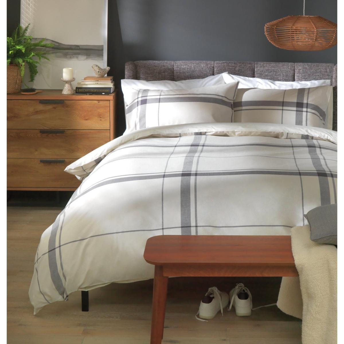 Habitat Modern Country Yarn Dye Check Bedding Set - Kingsize – image 3