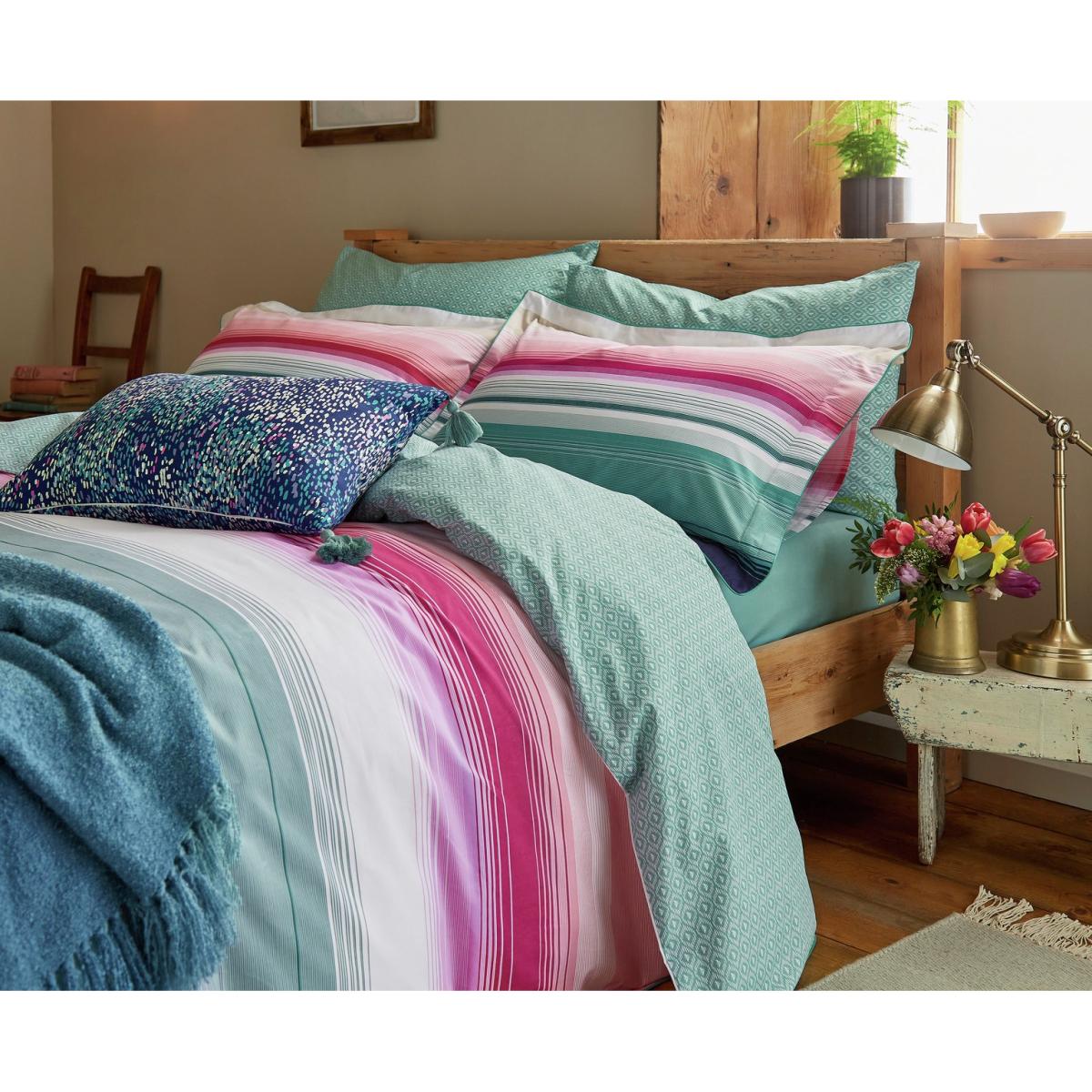 Joules Cotton Percale Cotswold Stripe Bedding Set - Kingsize – image 2