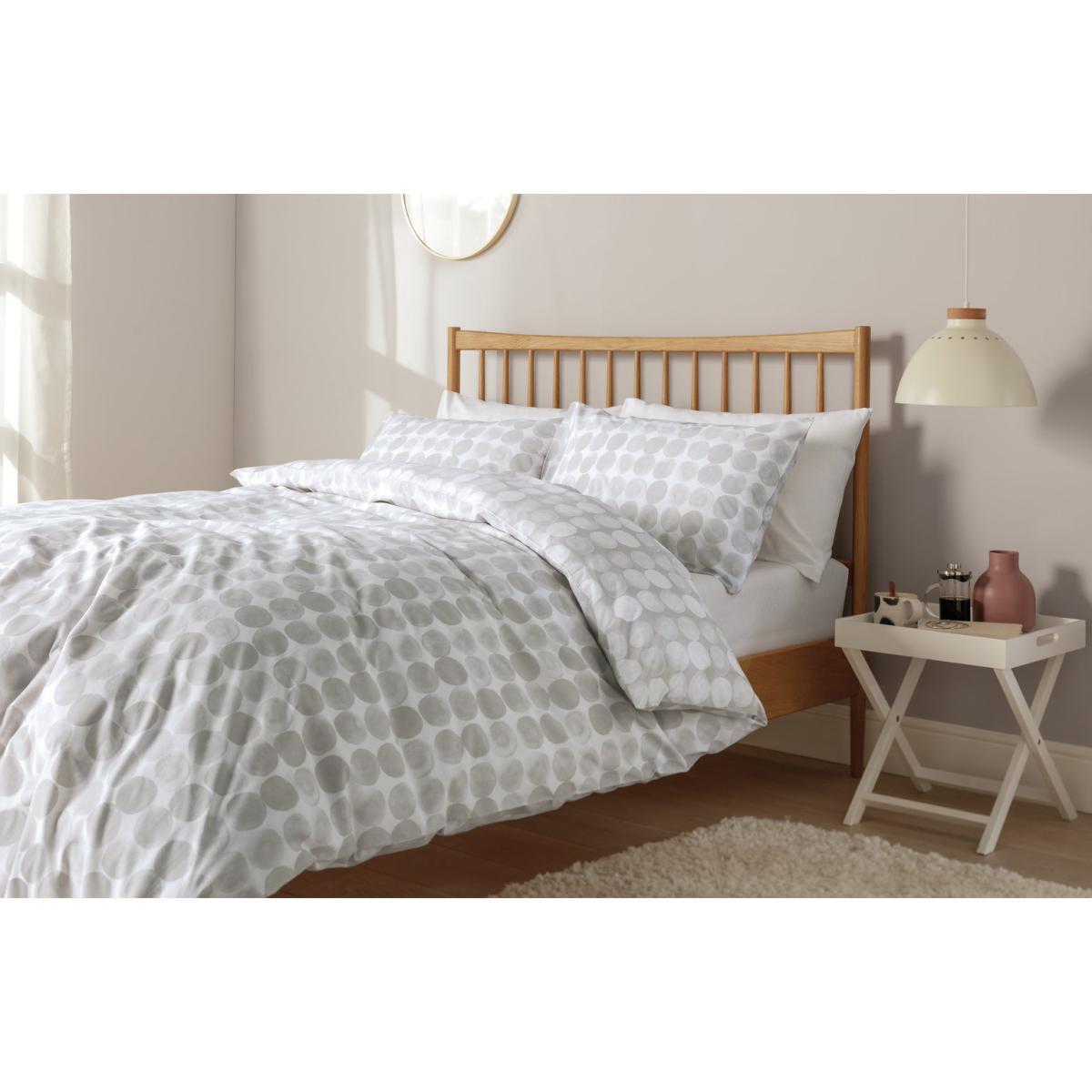 Habitat Spot Print Grey Bedding Set - Kingsize – image 5