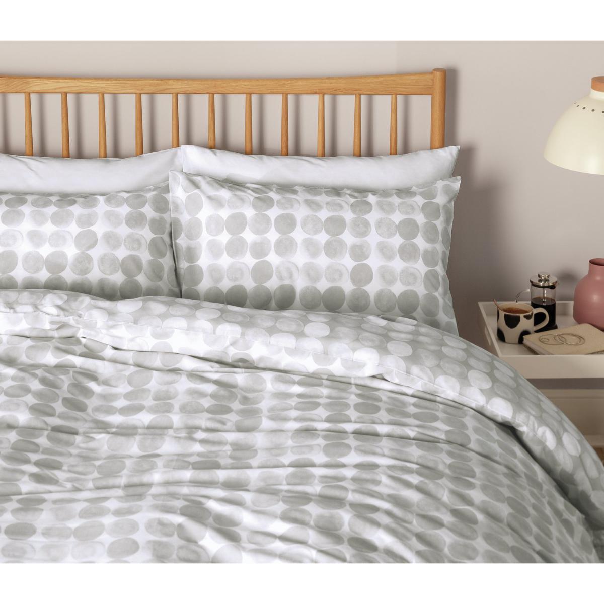 Habitat Spot Print Grey Bedding Set - Kingsize – image 6