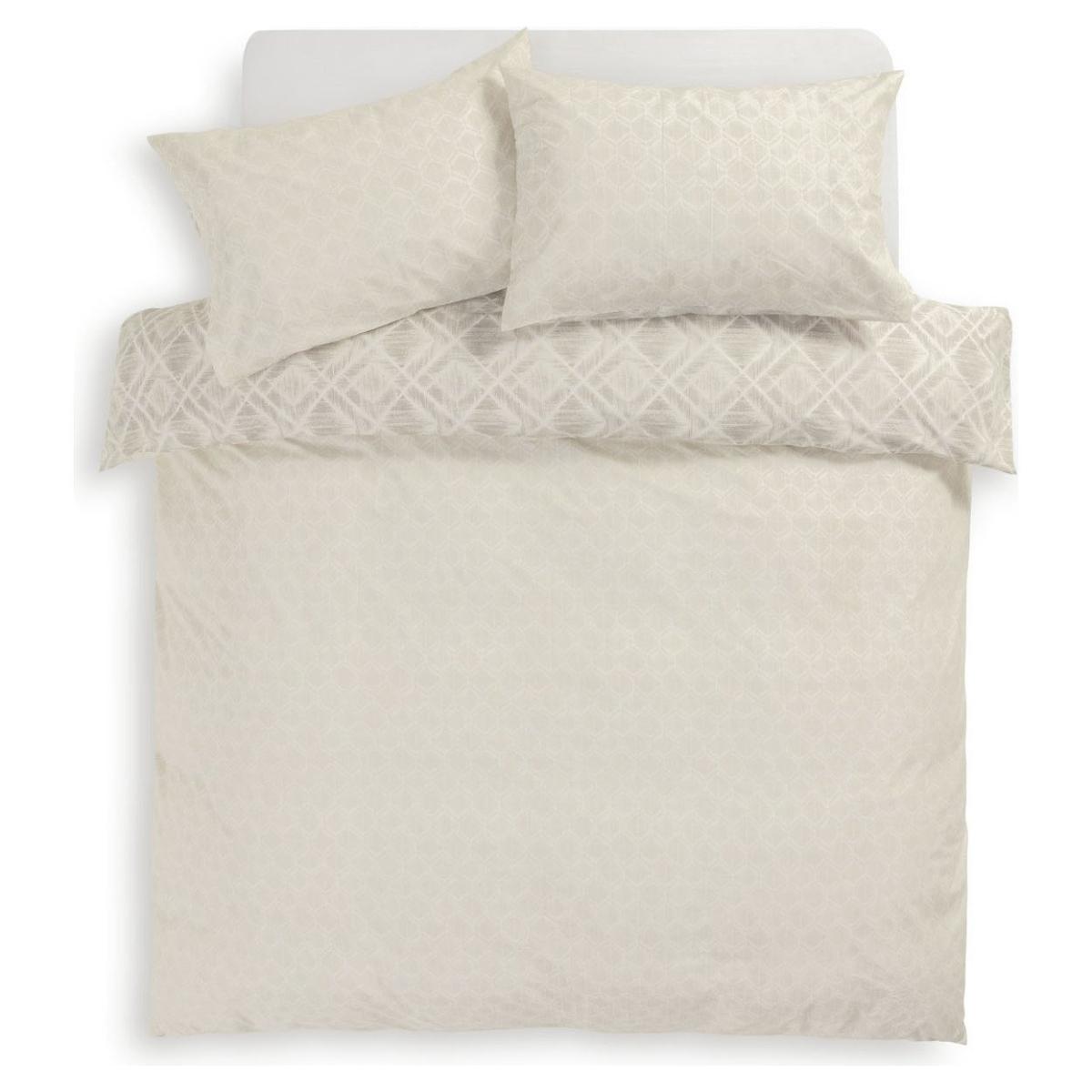 Habitat Cotton 200TC Geo Silver & Cream Bedding Set-Kingsize – image 5