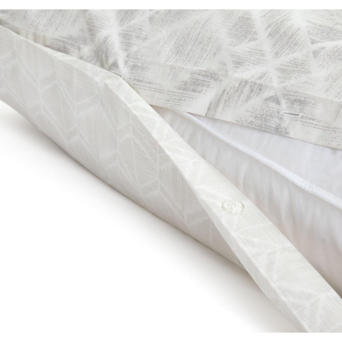 Habitat Cotton 200TC Geo Silver & Cream Bedding Set-Kingsize – image 6