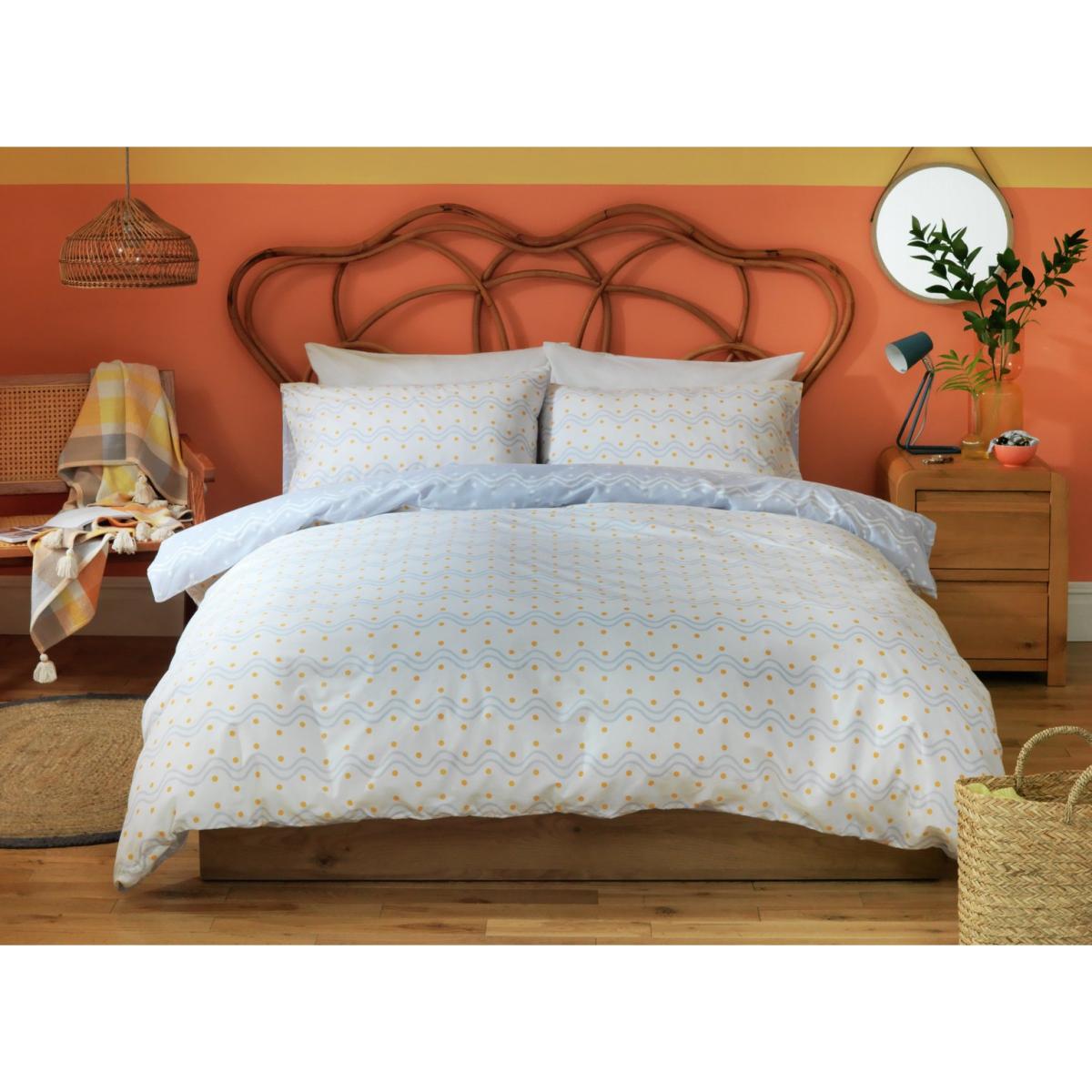 Habitat Wiggle Sky Blue & White Bedding Set - Kingsize – image 3