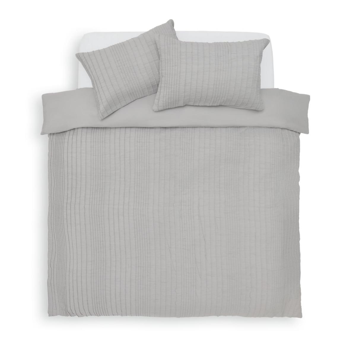 Habitat Crinkle Grey Bedding Set - King size – image 3