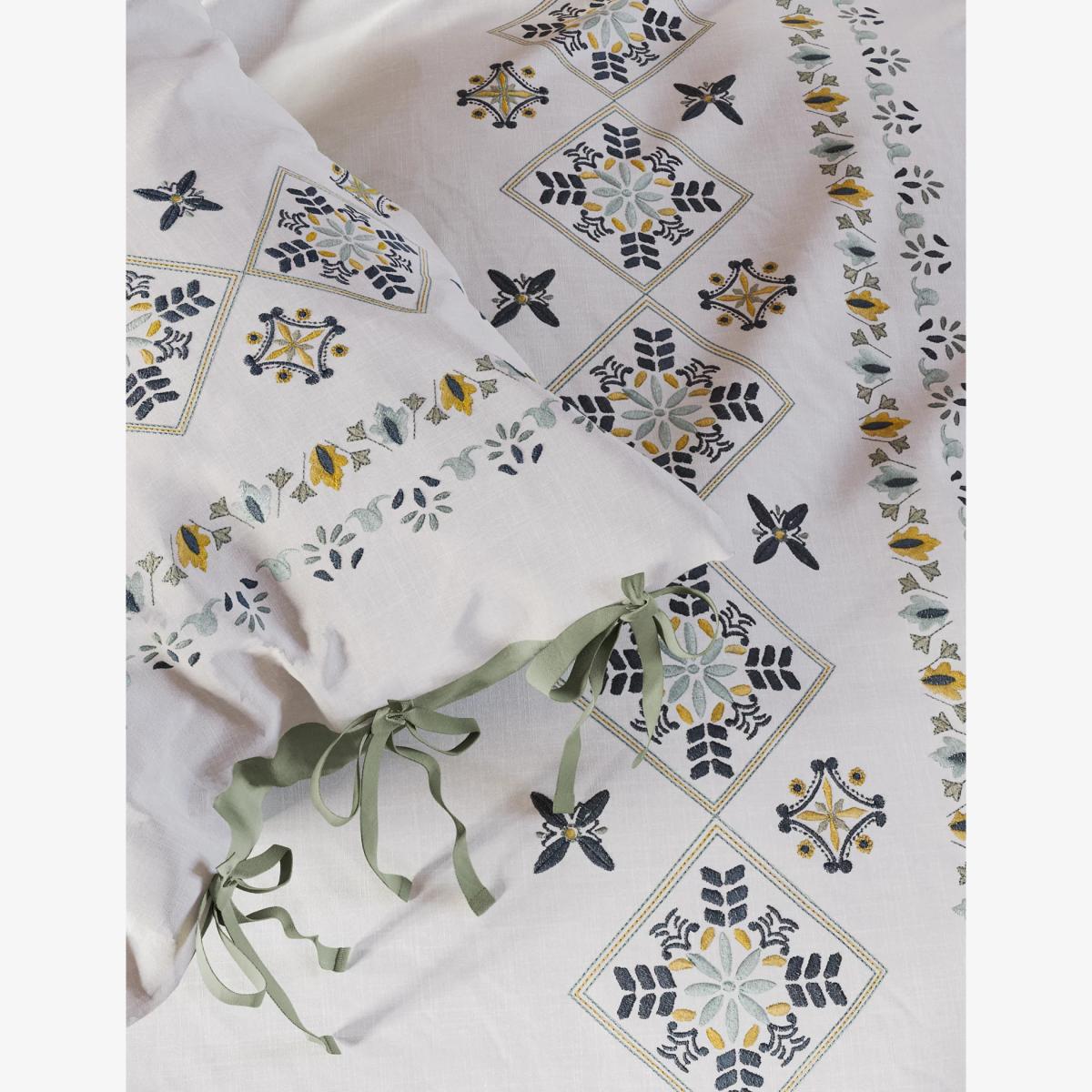 M&S X Fired Earth Acapulco Amaya Pure Cotton Bedding Set - 5FT - Multi, Multi – image 1