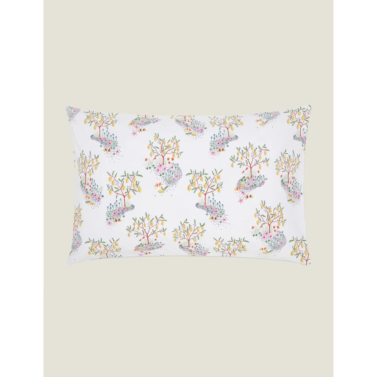 Cath Kidston Pure Cotton Lemon Trees Bedding Set - 5FT - White, White – image 4