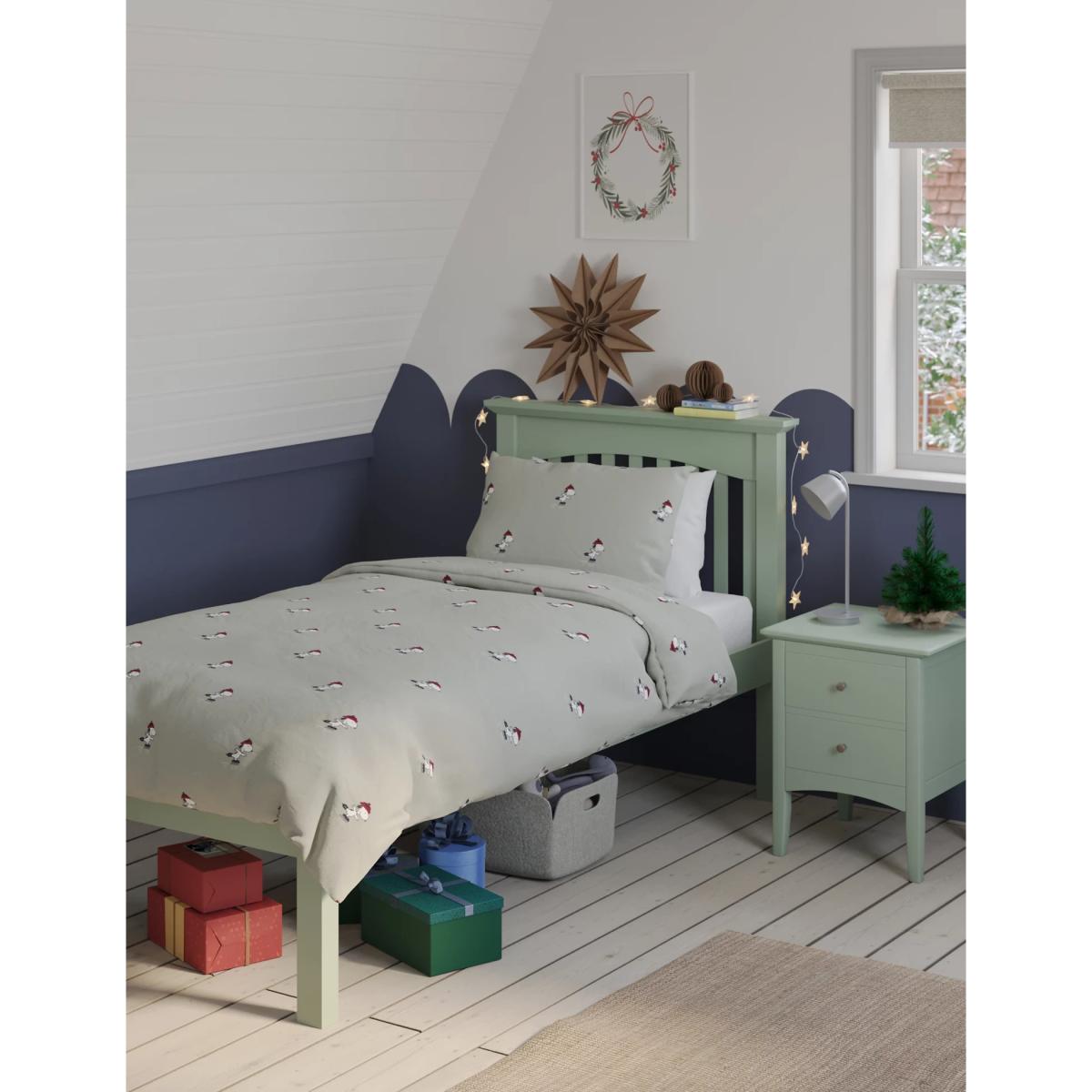 M&S Pure Brushed Cotton Snoopy™ Bedding Set - 5FT - Grey Mix, Grey Mix – image 3