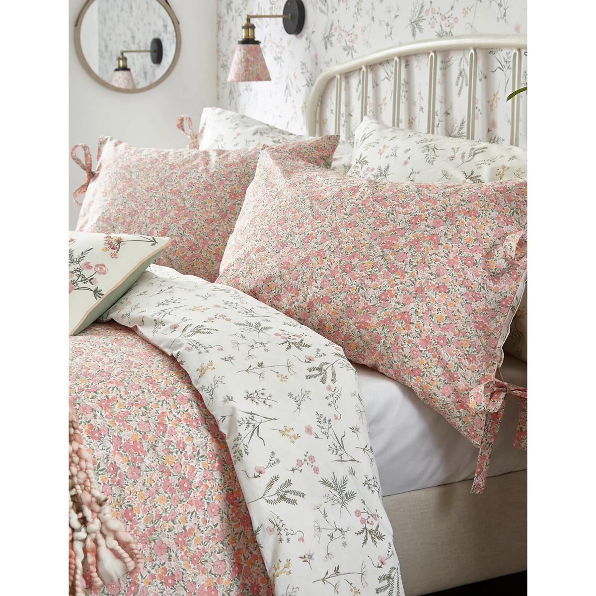 Laura Ashley Pure Cotton Loveston Bedding Set - 5FT - Pink, Pink – image 2