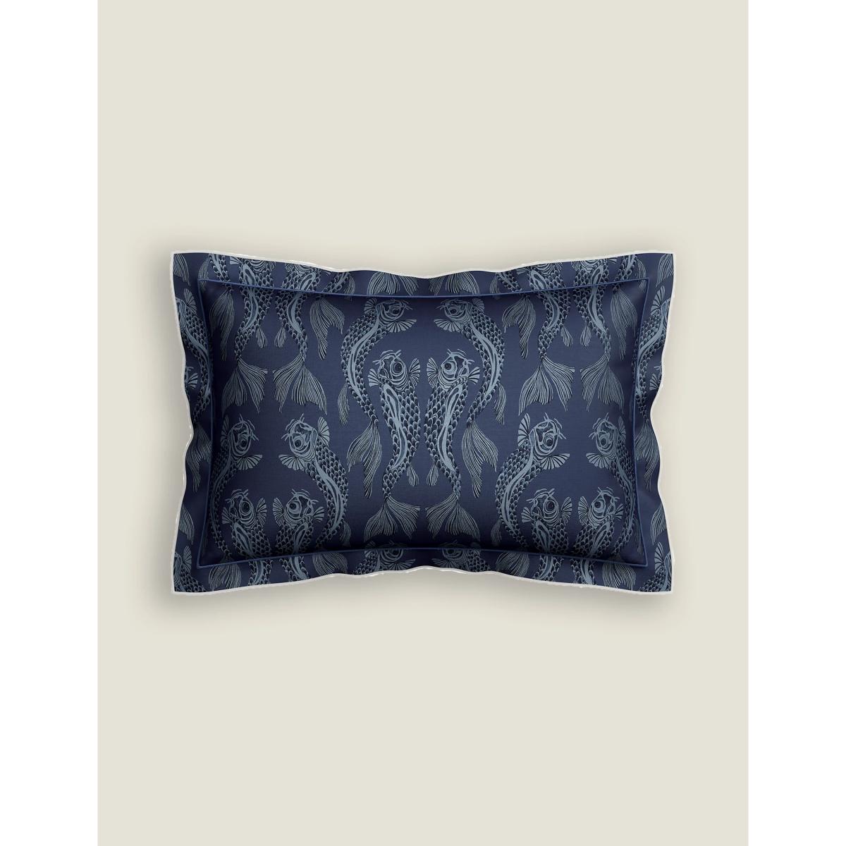 Sanderson Cotton Rich Voyaging Koi Bedding Set - 5FT - Navy, Navy – image 4