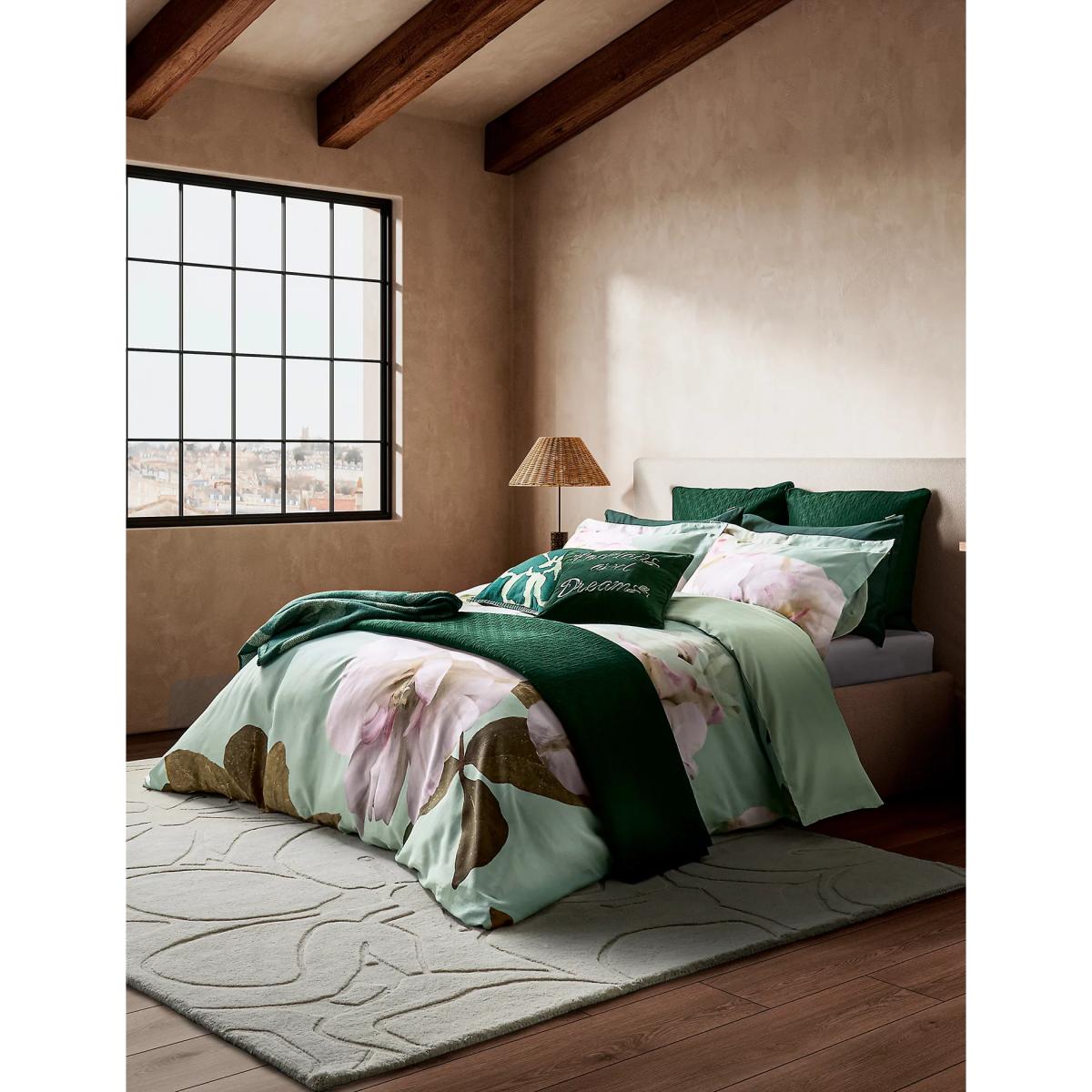 Ted Baker Sateen Gardenia Floral Bedding Set - 5FT - Mint, Mint – image 4