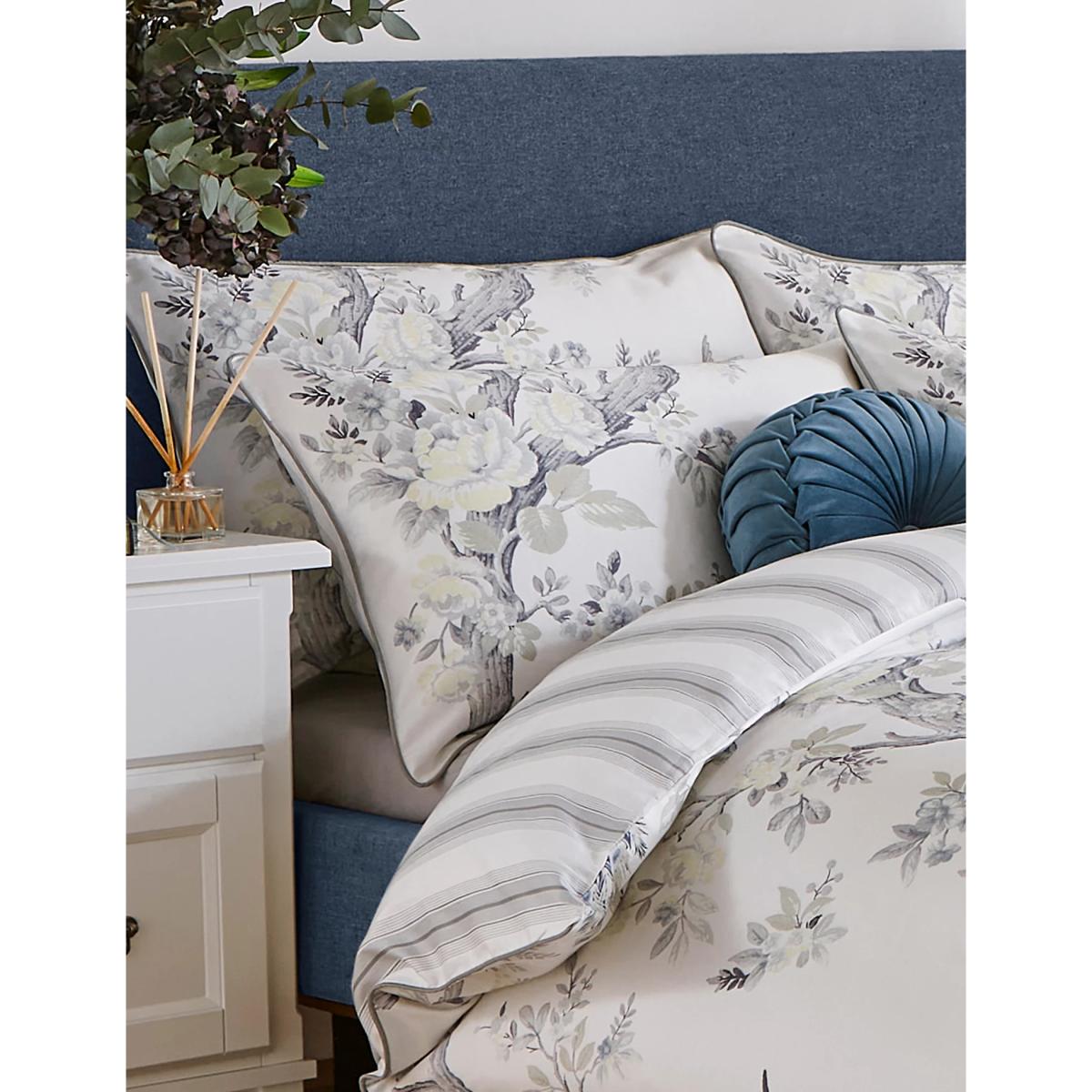 Laura Ashley Pure Cotton Sateen Belvedere Bedding Set - 5FT - Midnight, Midnight – image 2