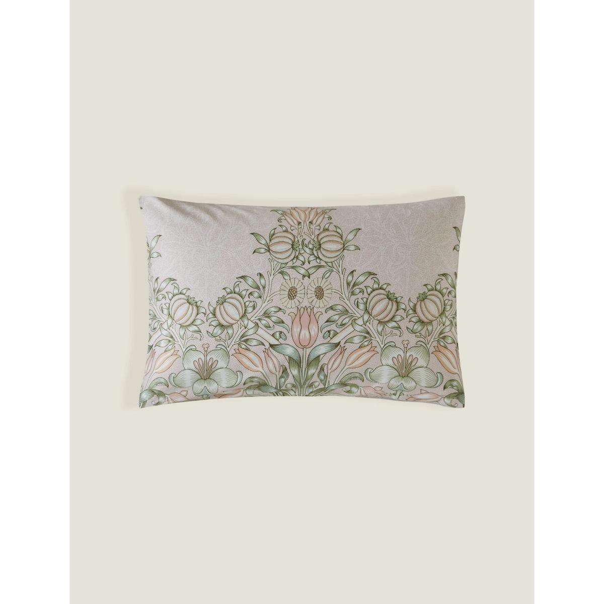 William Morris At Home Pure Cotton Lily & Pomegranate Bedding Set - 5FT - Pink, Pink – image 5