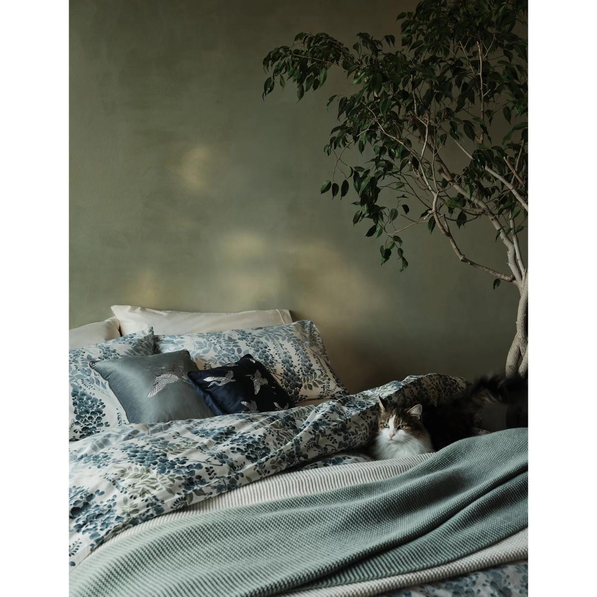 M&S Pure Cotton Wysteria Bedding Set - 5FT - Blue Mix, Blue Mix – image 5