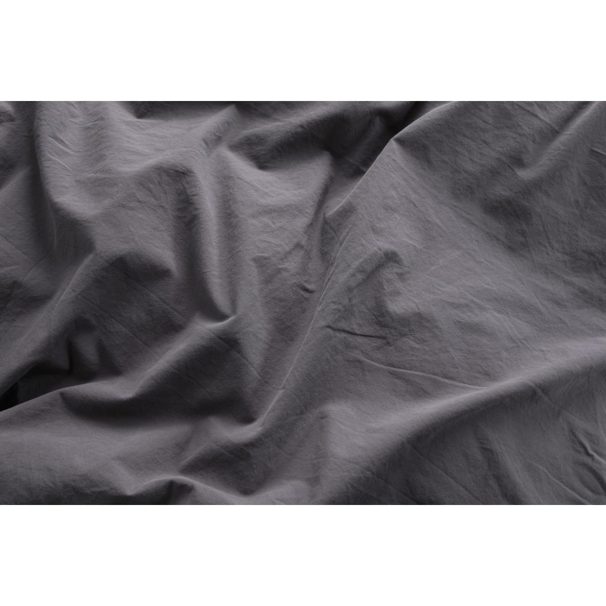 Alexia Stonewashed Cotton Duvet Cover + 2 Pillowcases, King, Graphite – image 7